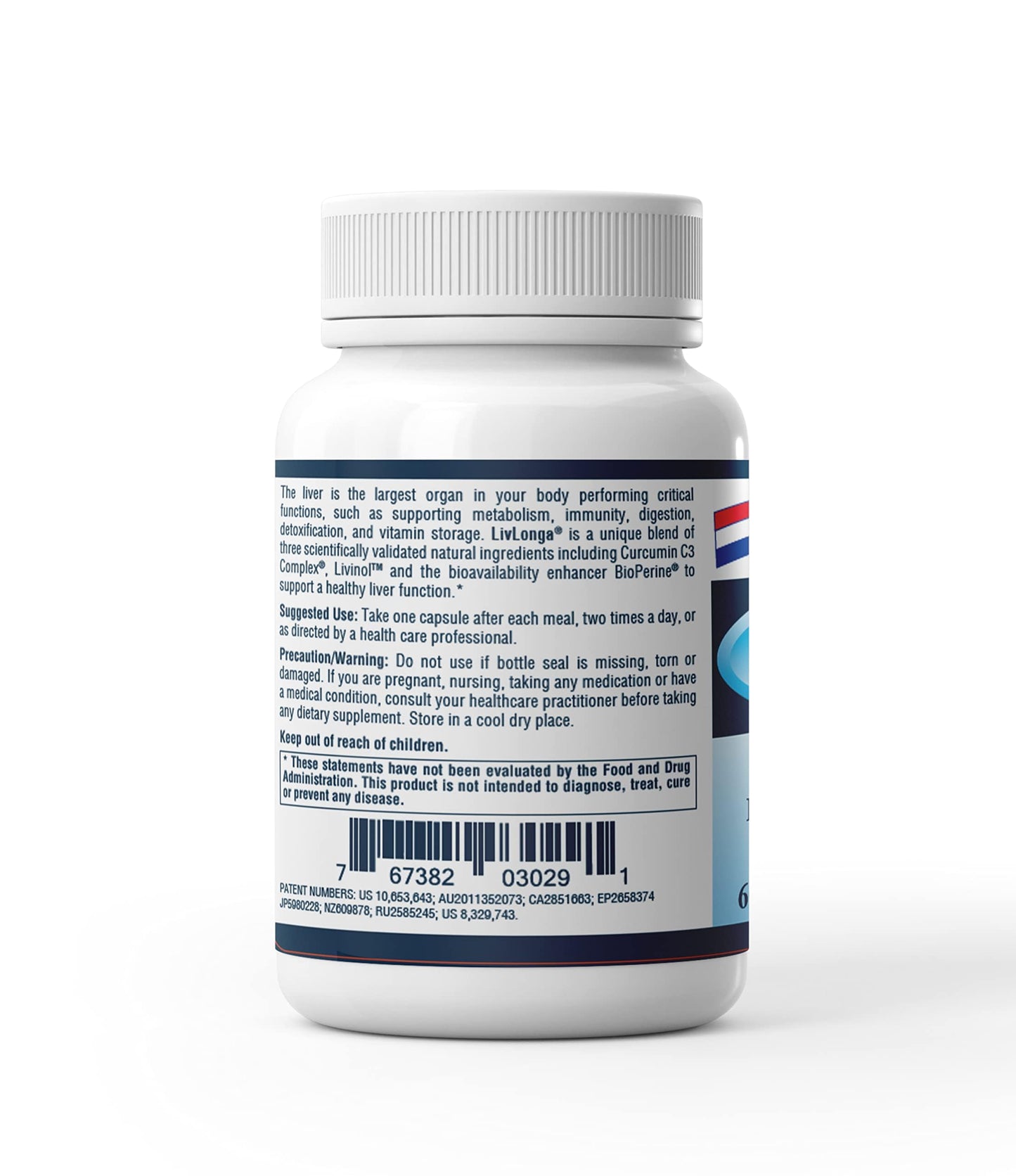 AFI AMERICA's FINEST INC LivLonga Liver Support Supplement 60 Capsules