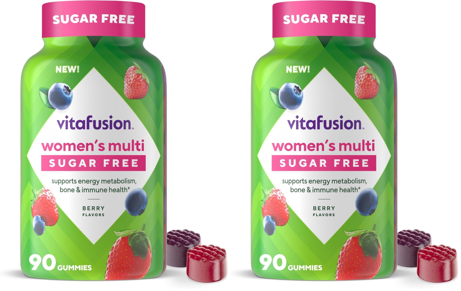 Vitafusion Women's Sugar Free Daily Multivitamin Supplement Gummy 180