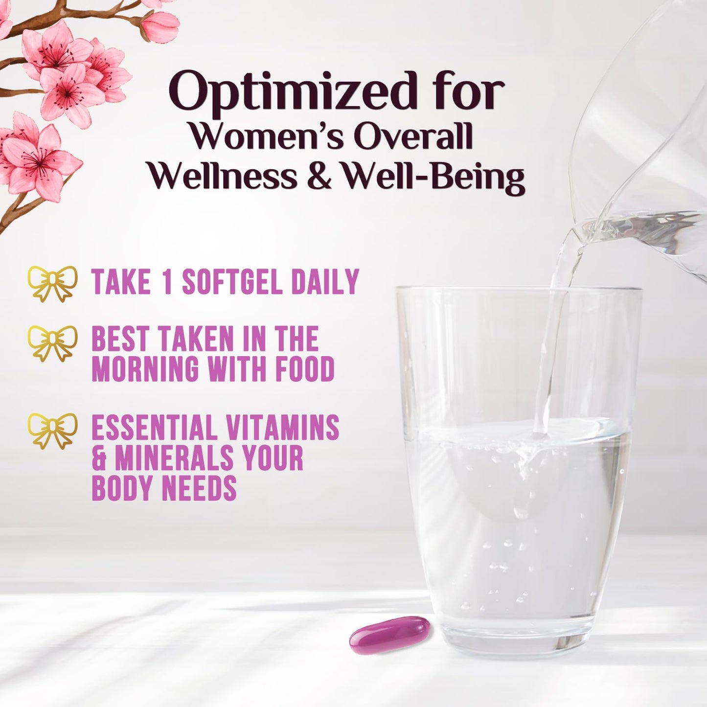 Nature's Nutrition Women's Multivitamin Softgels 60 Count