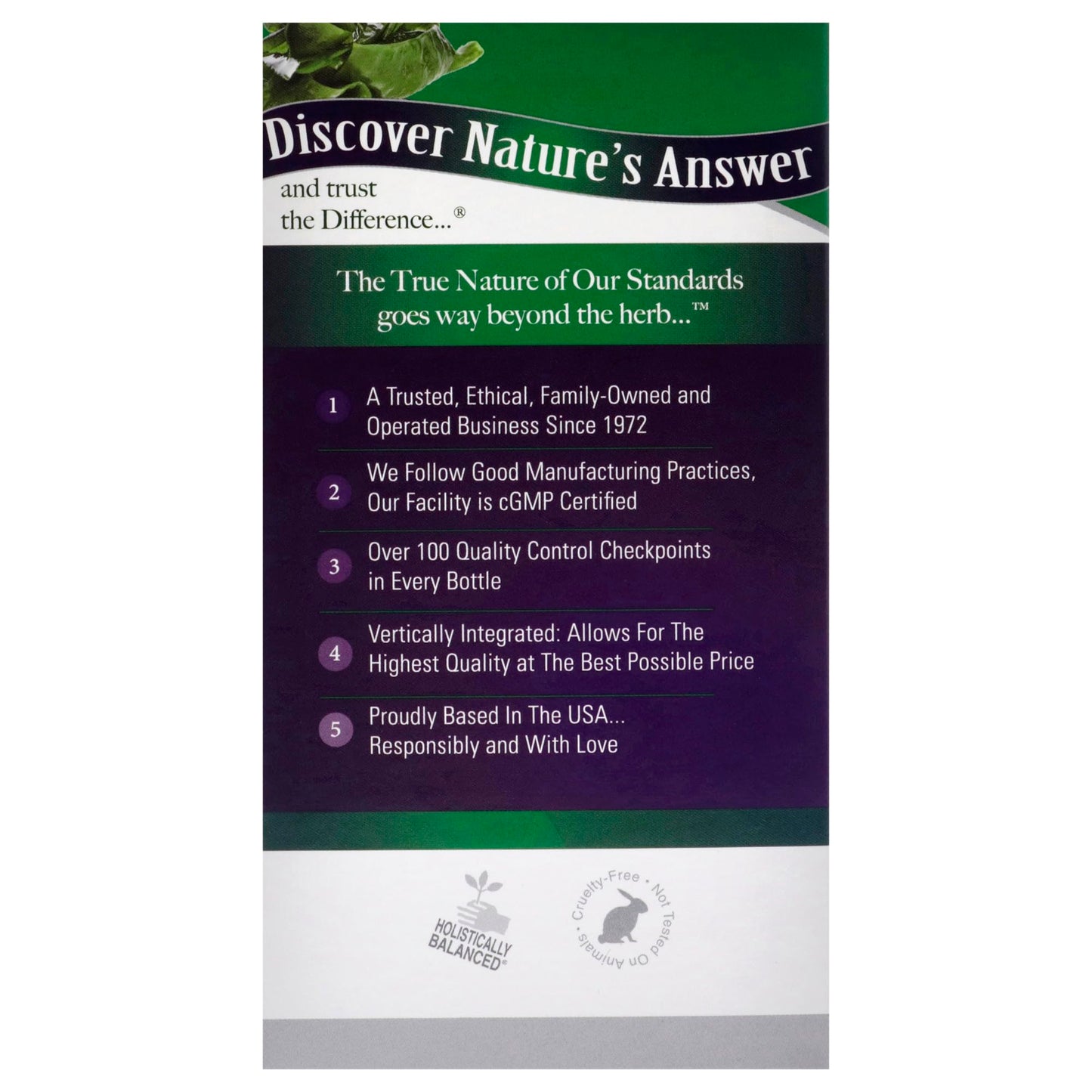 Nature's Answer Kelp Thallus Capsule 100
