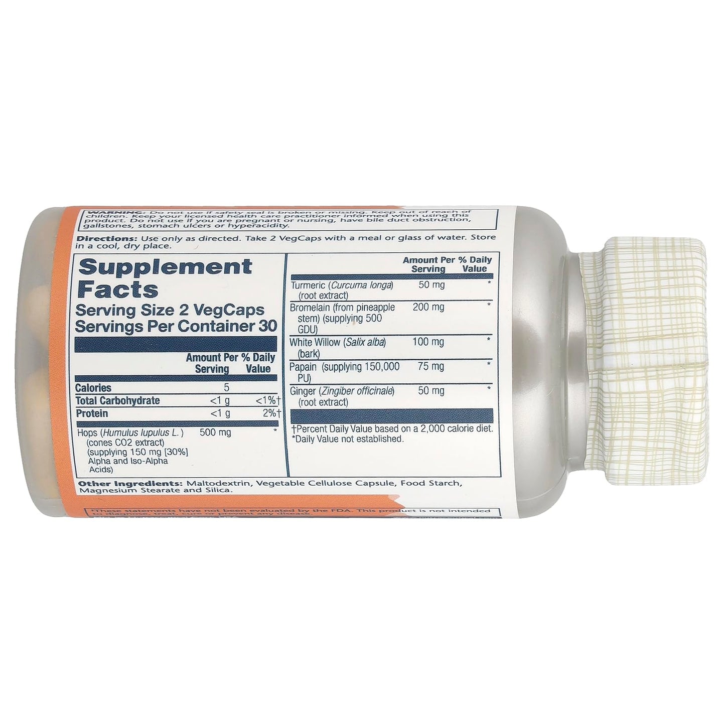 Solaray IbuActin Extra Strength Capsules, 60 Capsules