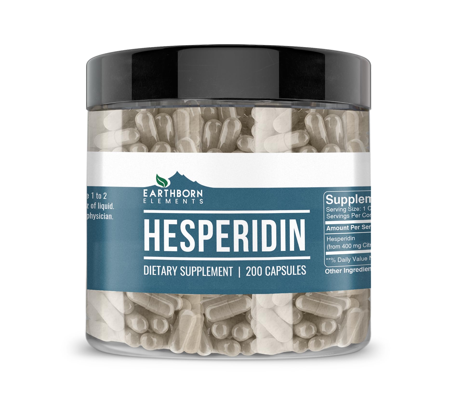 Earthborn Elements Hesperidin Capsules 200 Count