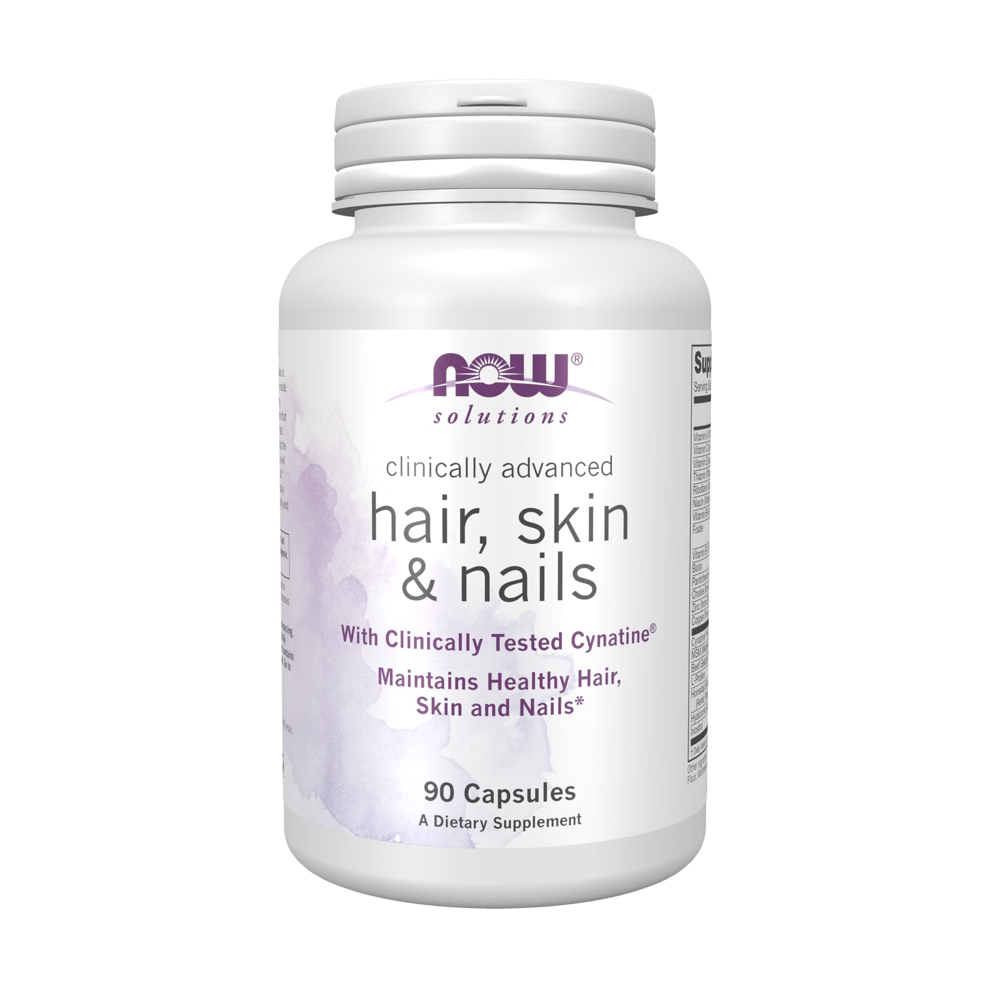 NOW Foods Hair, Skin and Nails Clinically Advanced with Cynatine 90 Veg Capsules