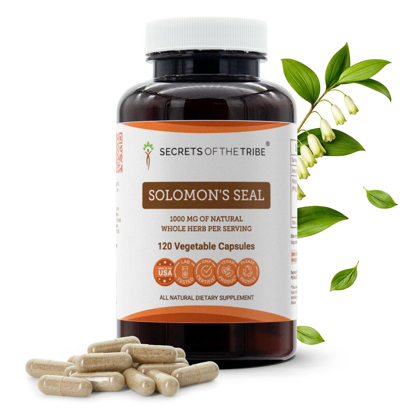 Secrets of the Tribe Solomon's Seal Capsules 120