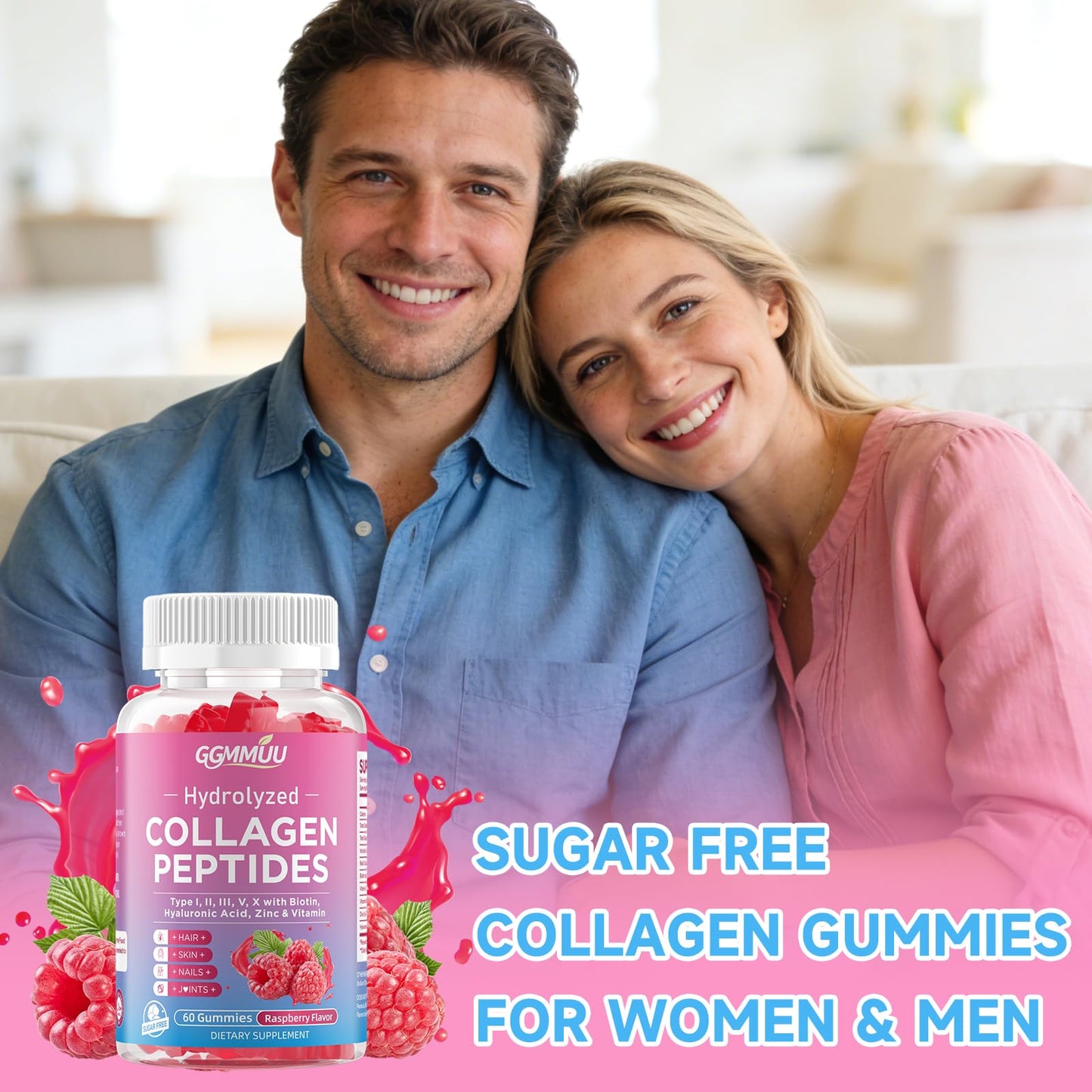 GGMMUU Collagen Peptide Gummies 120 Count