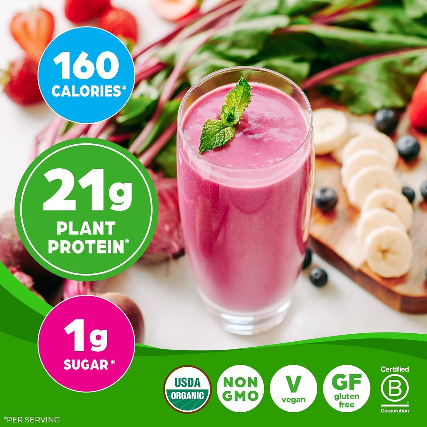 Orgain Organic Vegan Protein + 50 Superfoods Bundle Powder 64.64