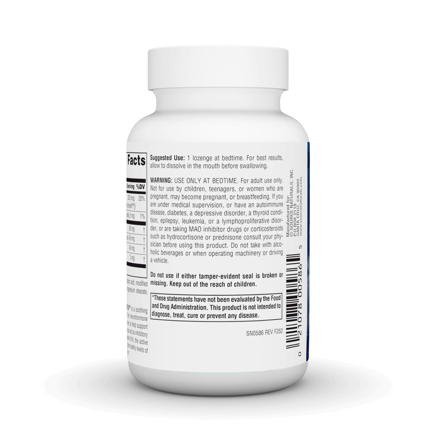 Source Naturals Melatonin Complex Lozenges 100