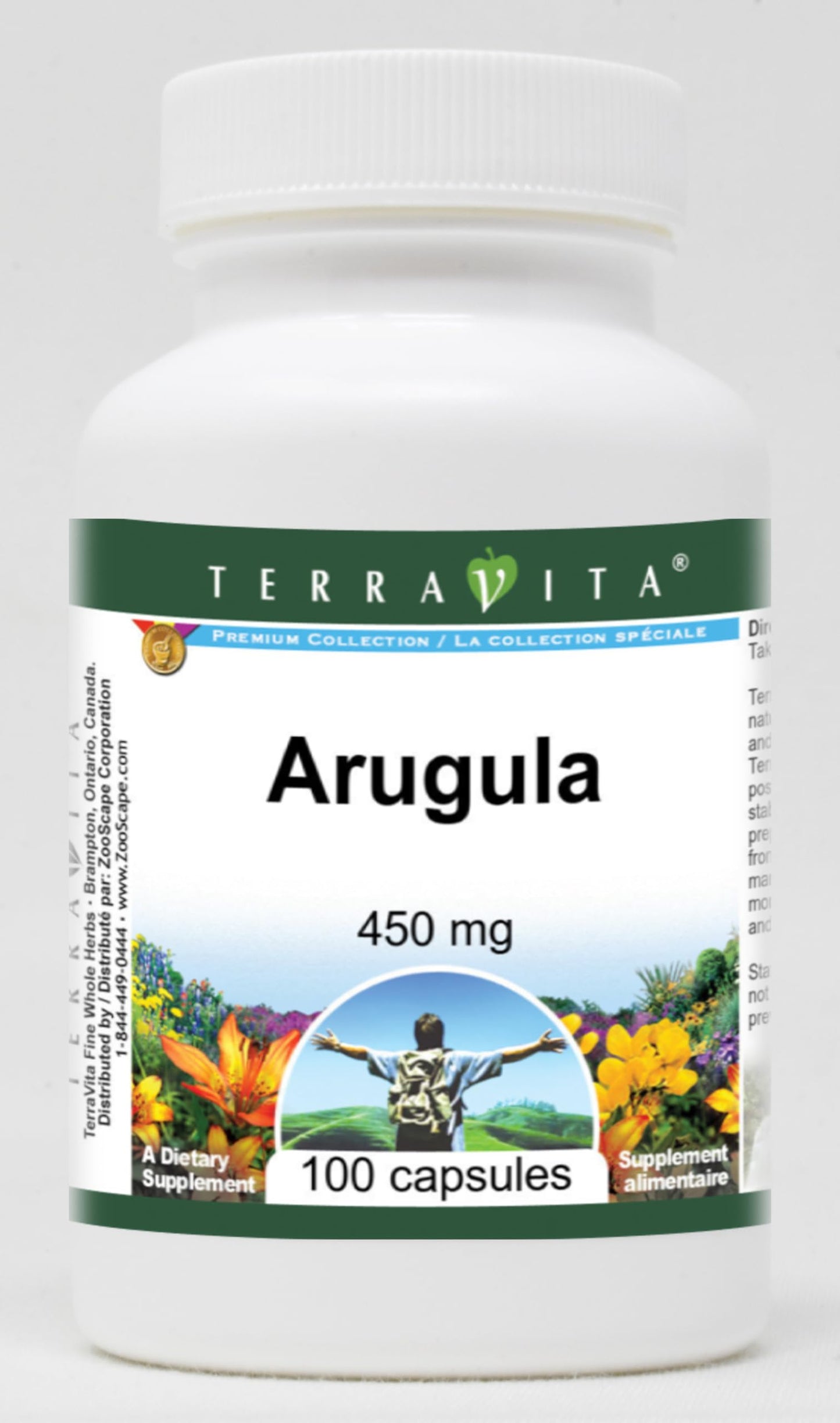 Terravita Arugula 450 mg Capsules, 300 Capsules