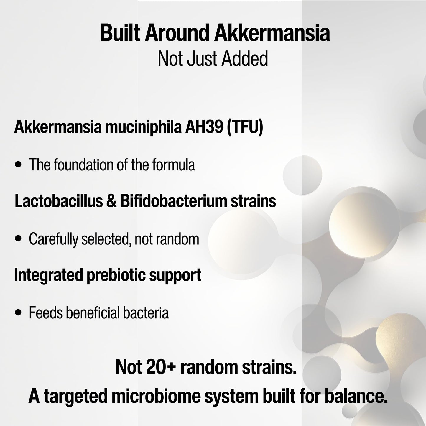 NeoAlkemy Akkermansia Probiotic Supplement, Akkermansia AH39 + 8 Targeted Strains, 20 Billion CFU with Prebiotics, Delayed-Release Capsules for Gut Barrier Support & Microbiome Balance, Vegan, 60 Capsules