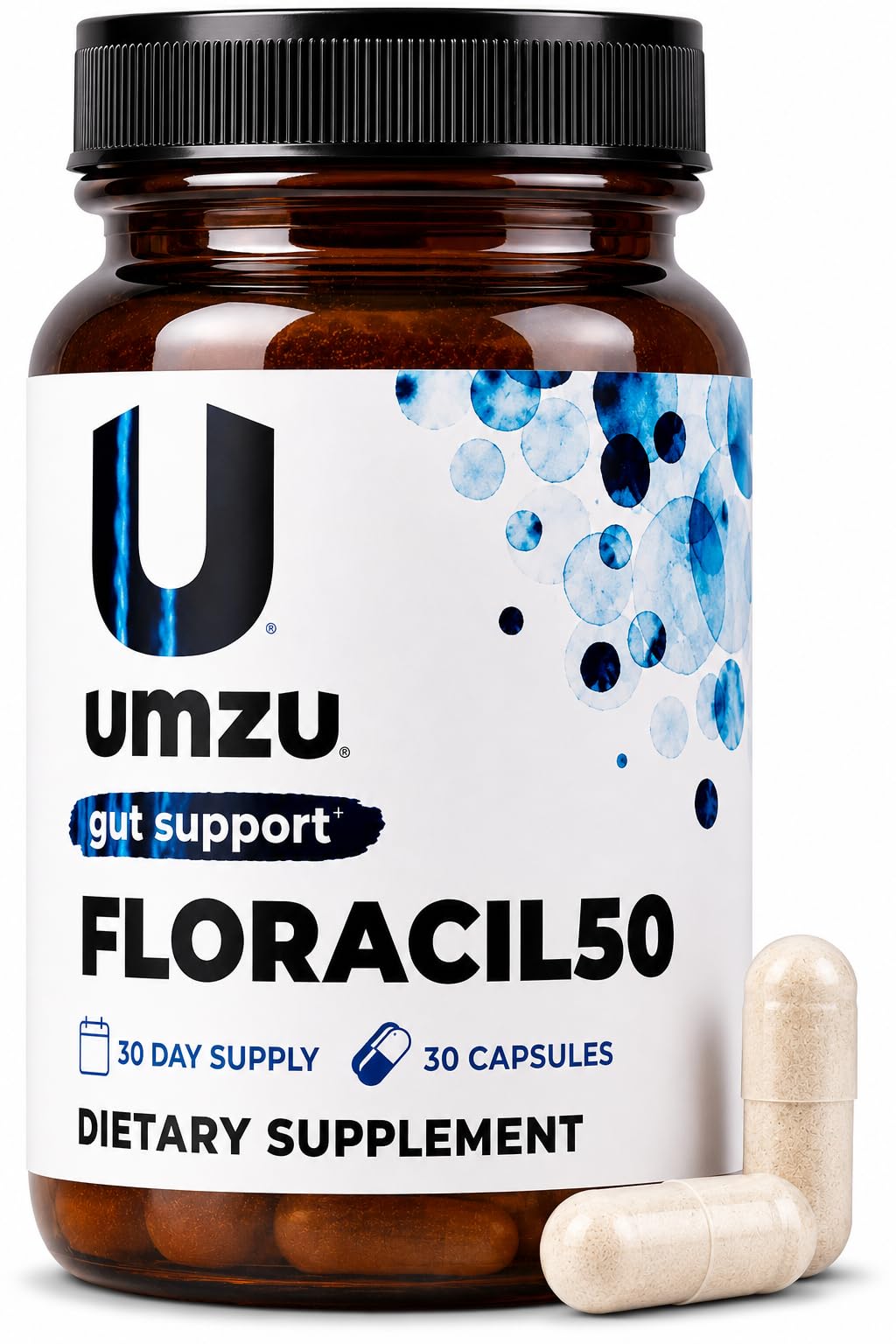 UMZU Floracil50 Probiotic Supplement Capsules 30 Count