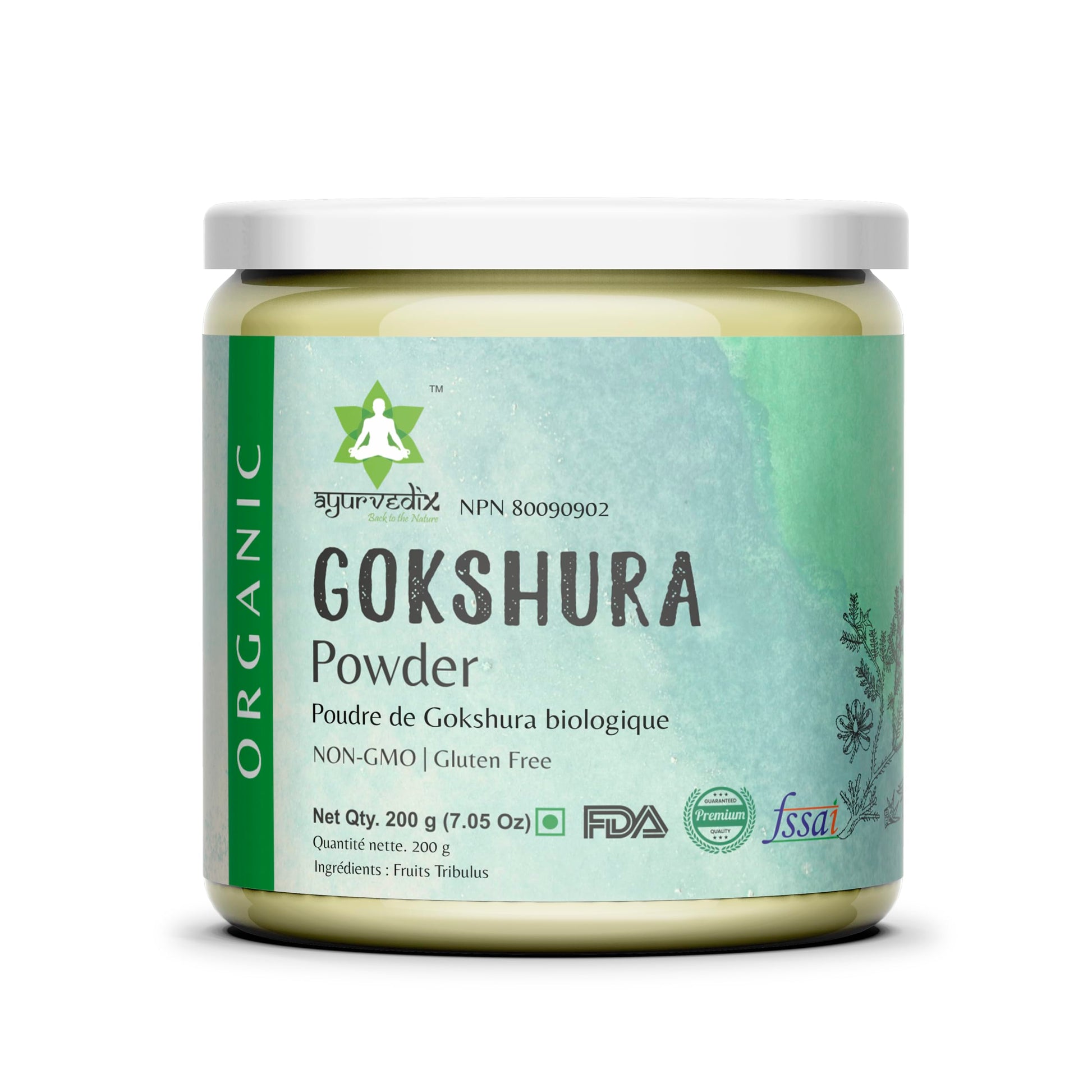 ayurvedix Gokhshura Gokhru Powder 7.05 oz