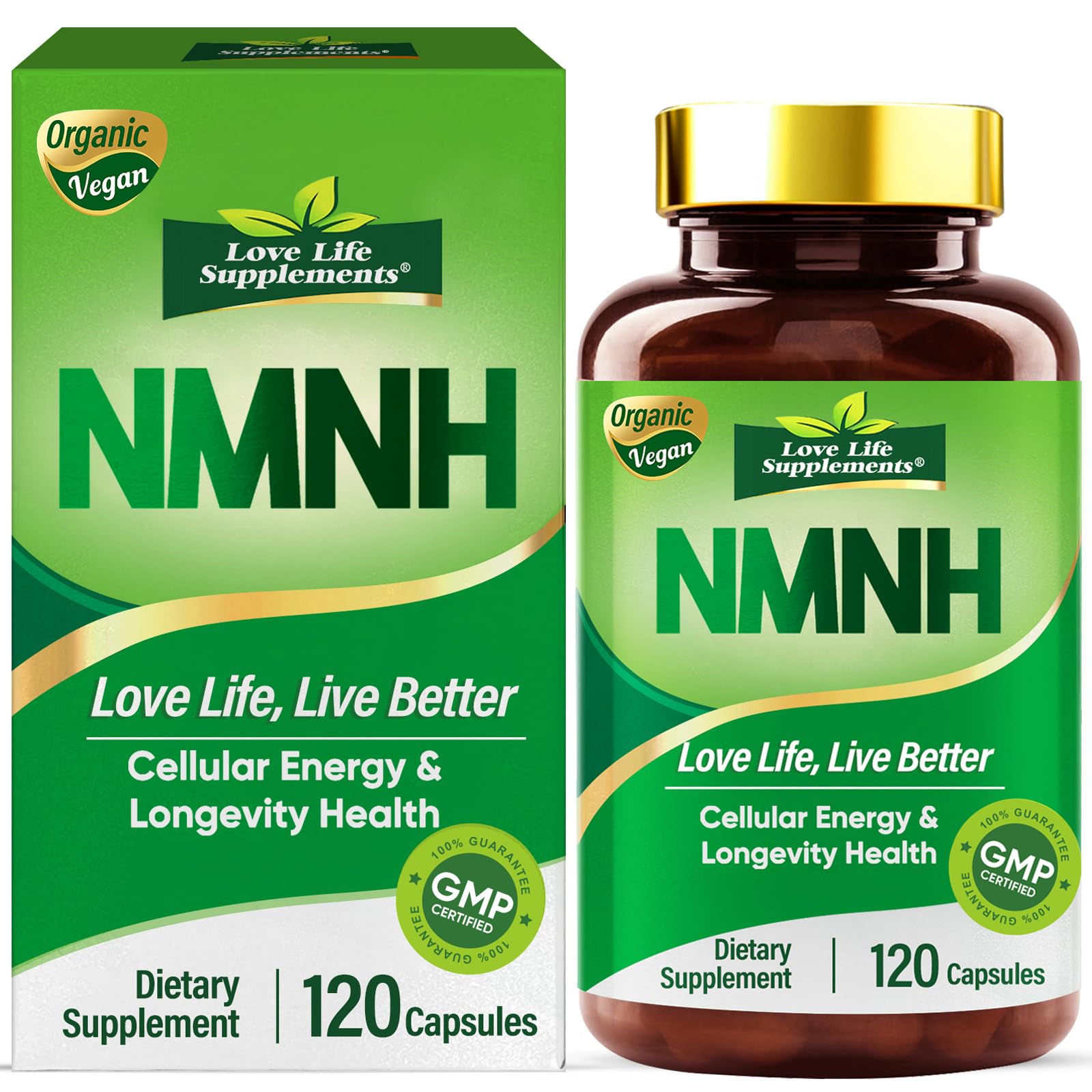Love Life Supplements NMNH (NMN Supplement Alternative) Capsule, 120 Capsules