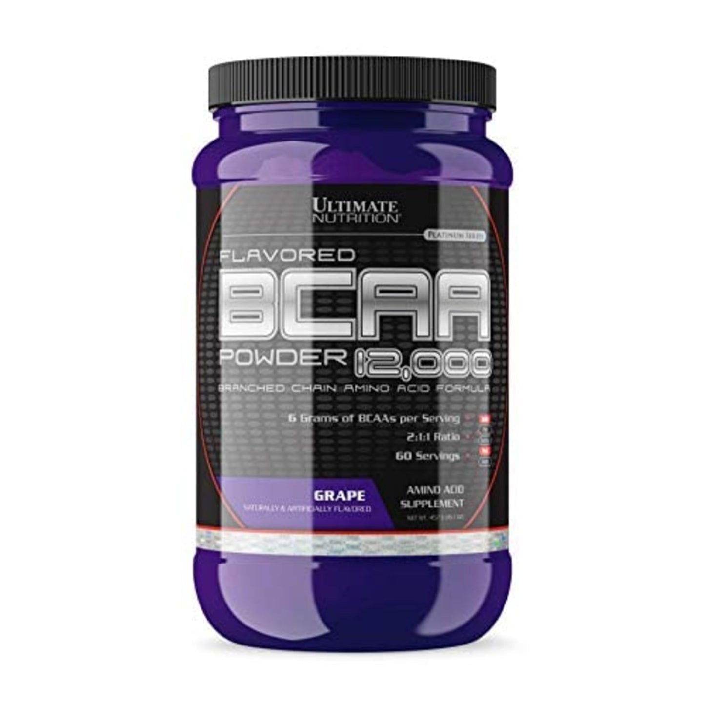 Ultimate Nutrition BCAA Powder 12000 Grape 16.1 Ounce