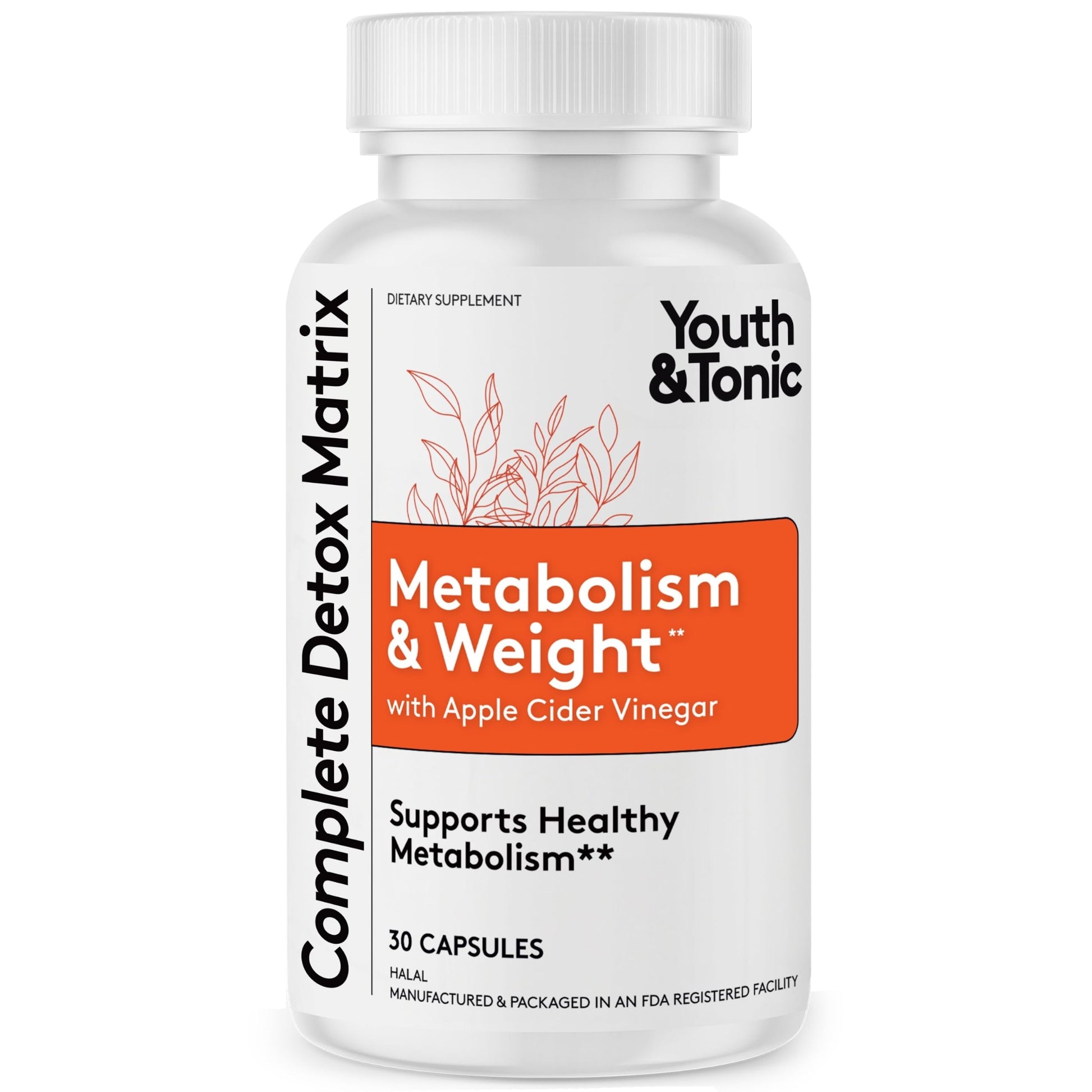 Youth & Tonic Detox Pills Capsule 30 Count