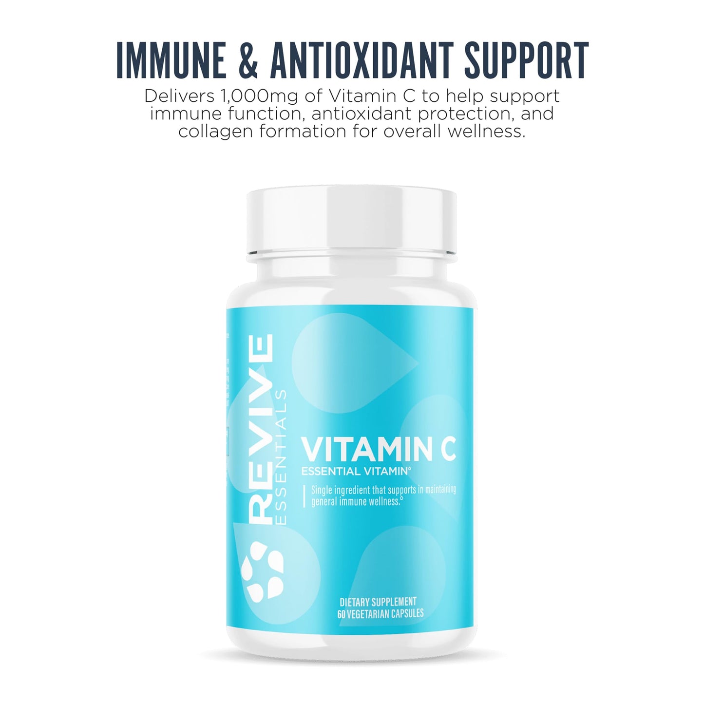 Revive Vitamin C 1000mg Capsules, 200 Count