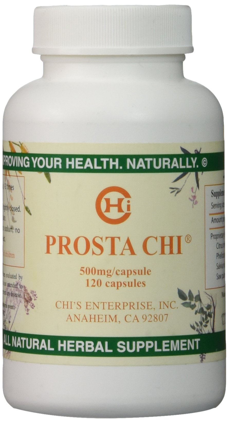 Chi's Enterprise Prosta Chi 500mg Capsules, 120 Count