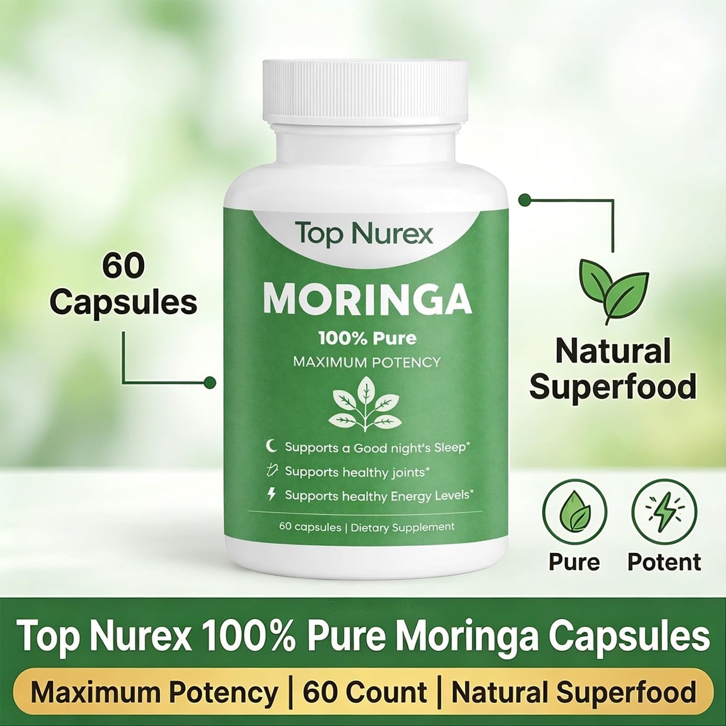 Top Nurex Moringa Capsule 60 Count