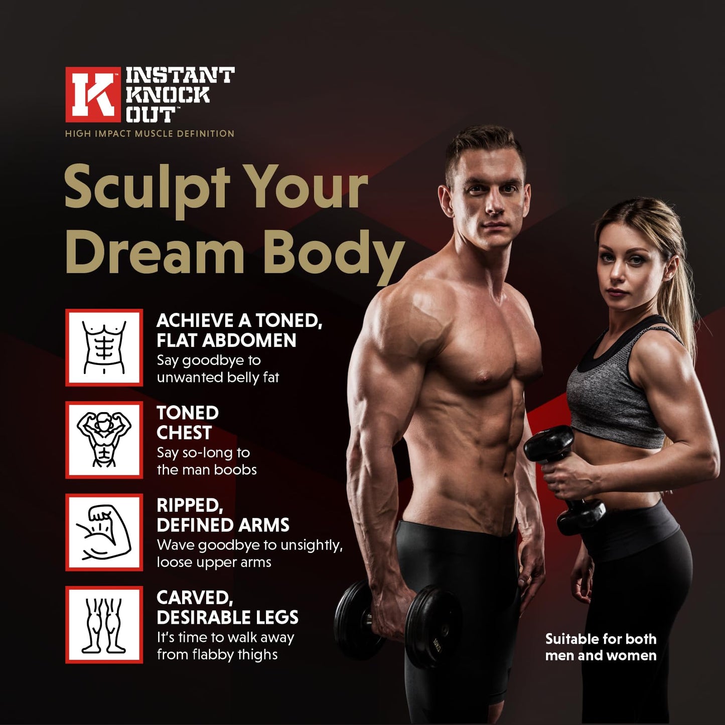 ROAR AMBITION Instant Knockout Fat Burner Weight Loss Shredding Formula 120 Capsules
