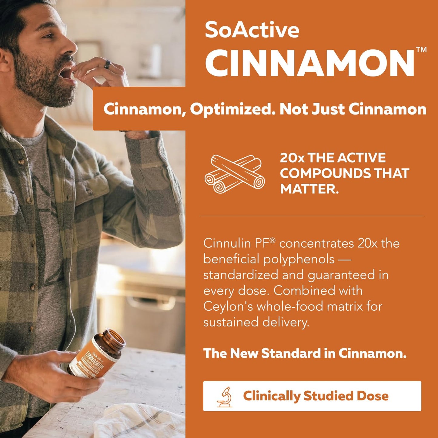 Triquetra Health SoActive Cinnamon, 60 Capsules