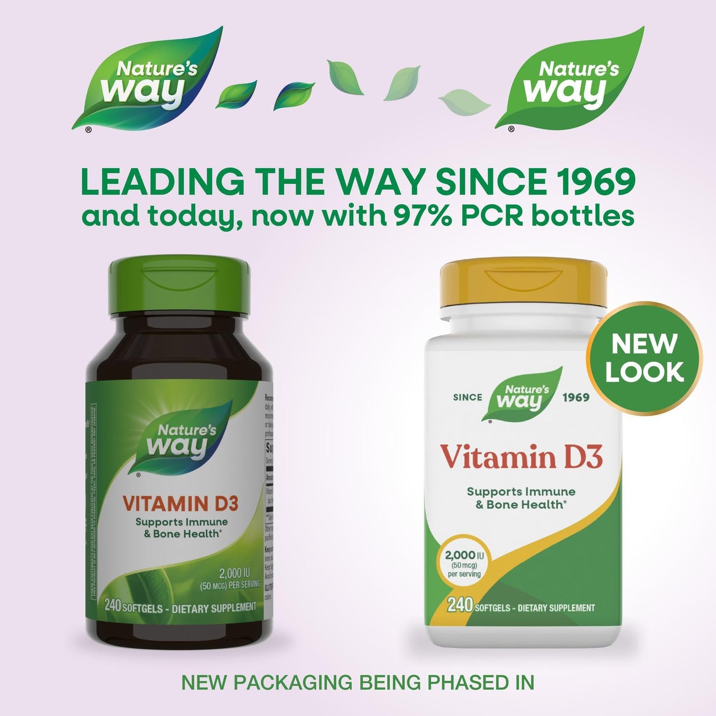 Nature's Way Vitamin D3 Softgels, 240 Count