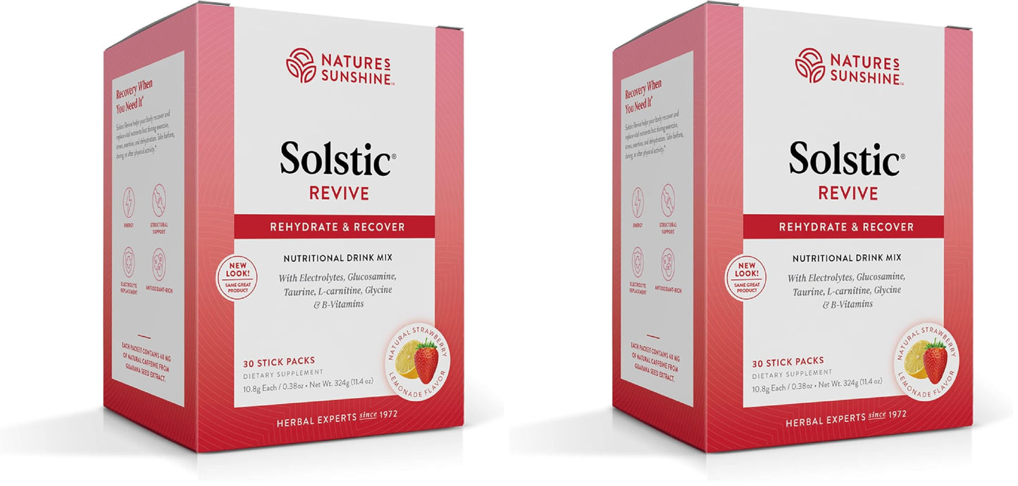 Nature's Sunshine Solstic Revive Powder, 60 Packets