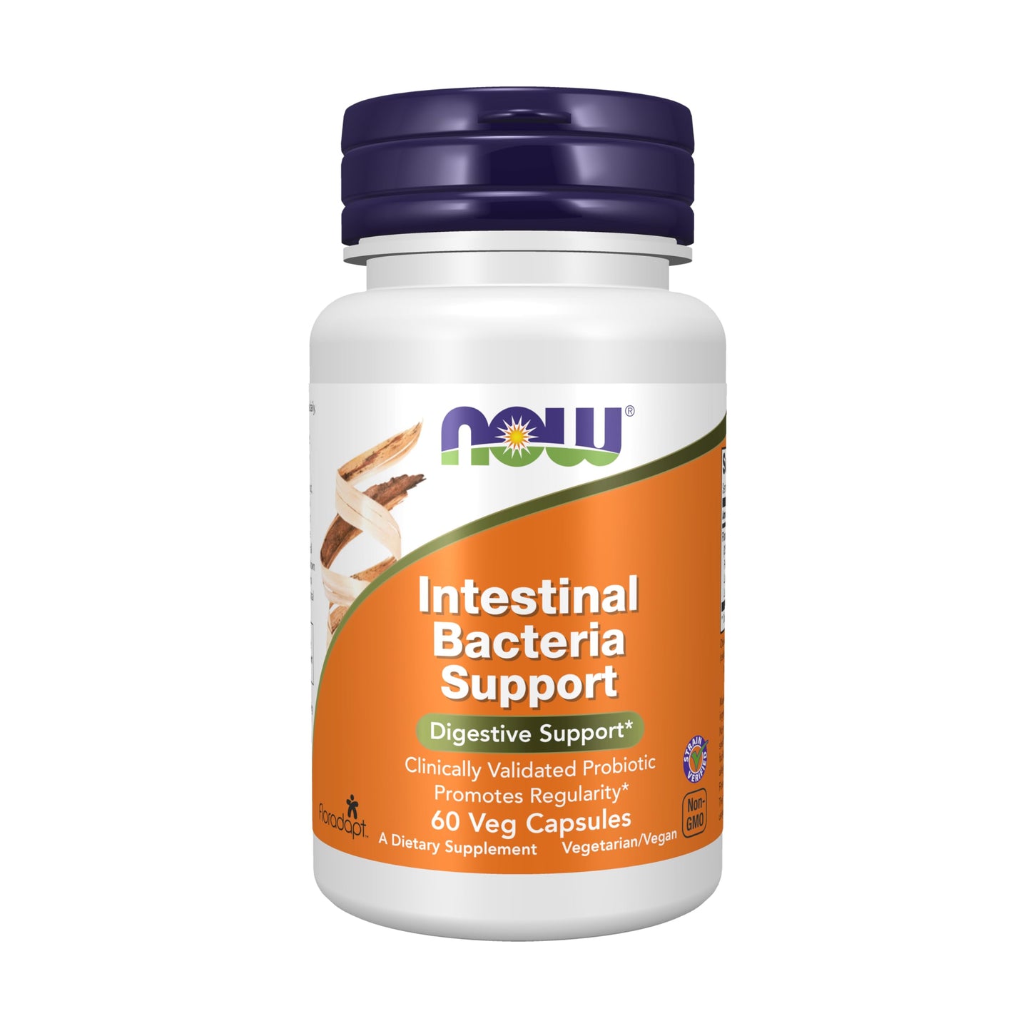 NOW Foods Intestinal Bacteria Support Probiotic Capsule, 60 Capsules