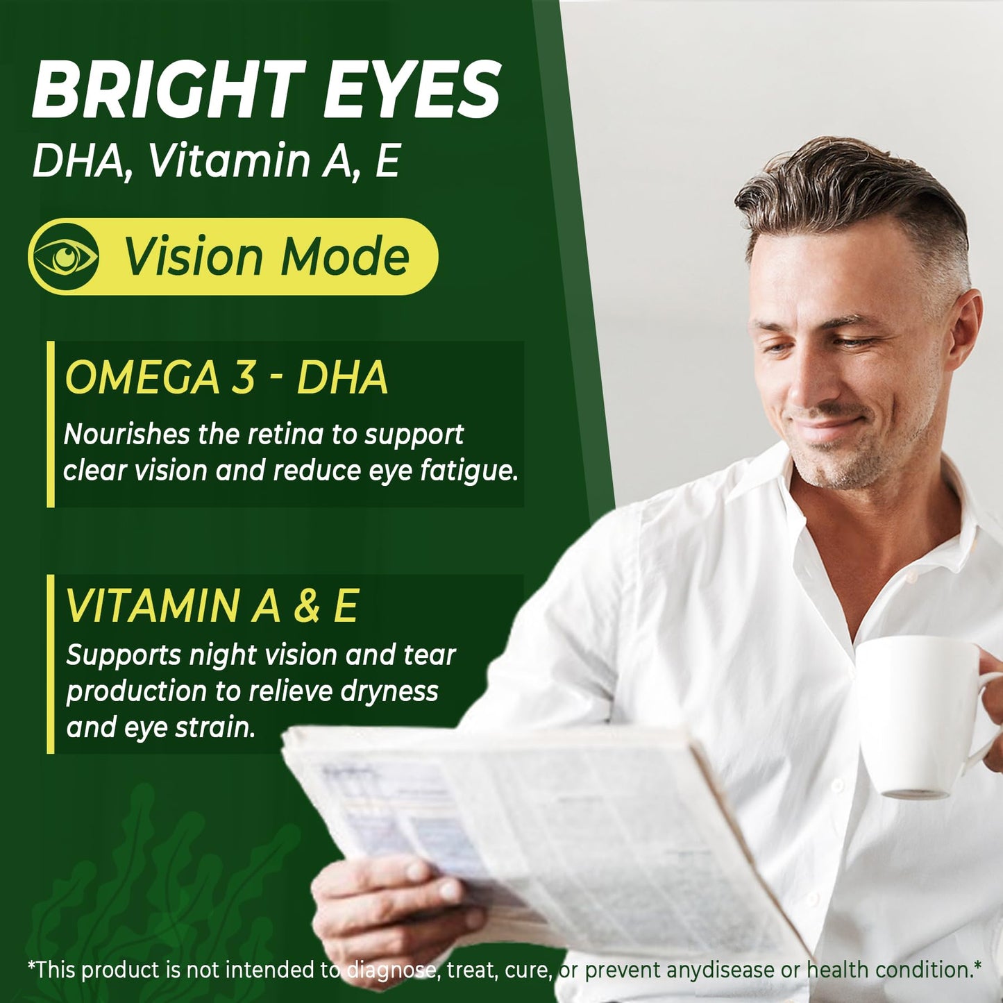 LILICARE Omega 3 Gummies from Algae Oil 2200mg (DHA 640mg & EPA 290mg), Vegan with CoQ10, Astaxanthin, Vitamin A, E, D3, Sugar Free, 120 Gummies