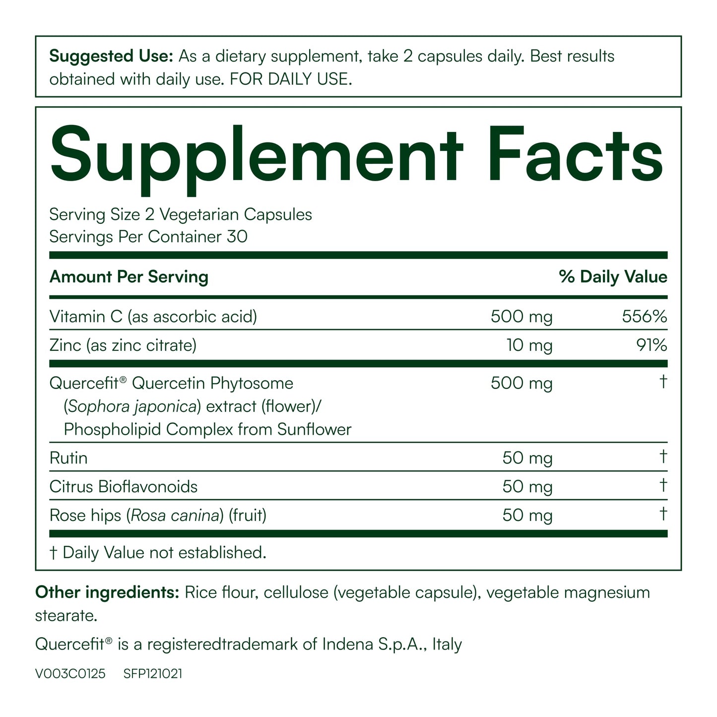 Purity Products Ultimate Quercetin 20x More Absorbable Than Ordinary Quercetin - Quercefit Phytosome, Zinc, Vitamin C & More, 60 Capsules