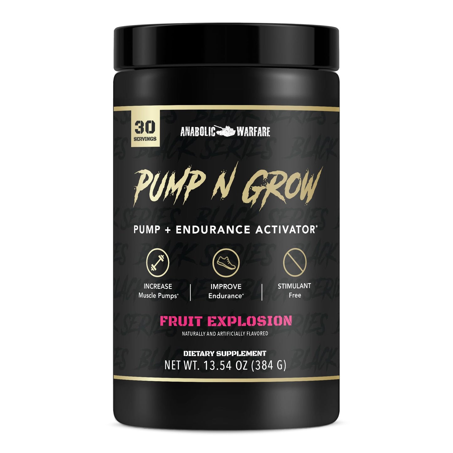 Anabolic Warfare Pump-N-Grow Muscle Pump Pre-Workout Powder, 14.8 Oz