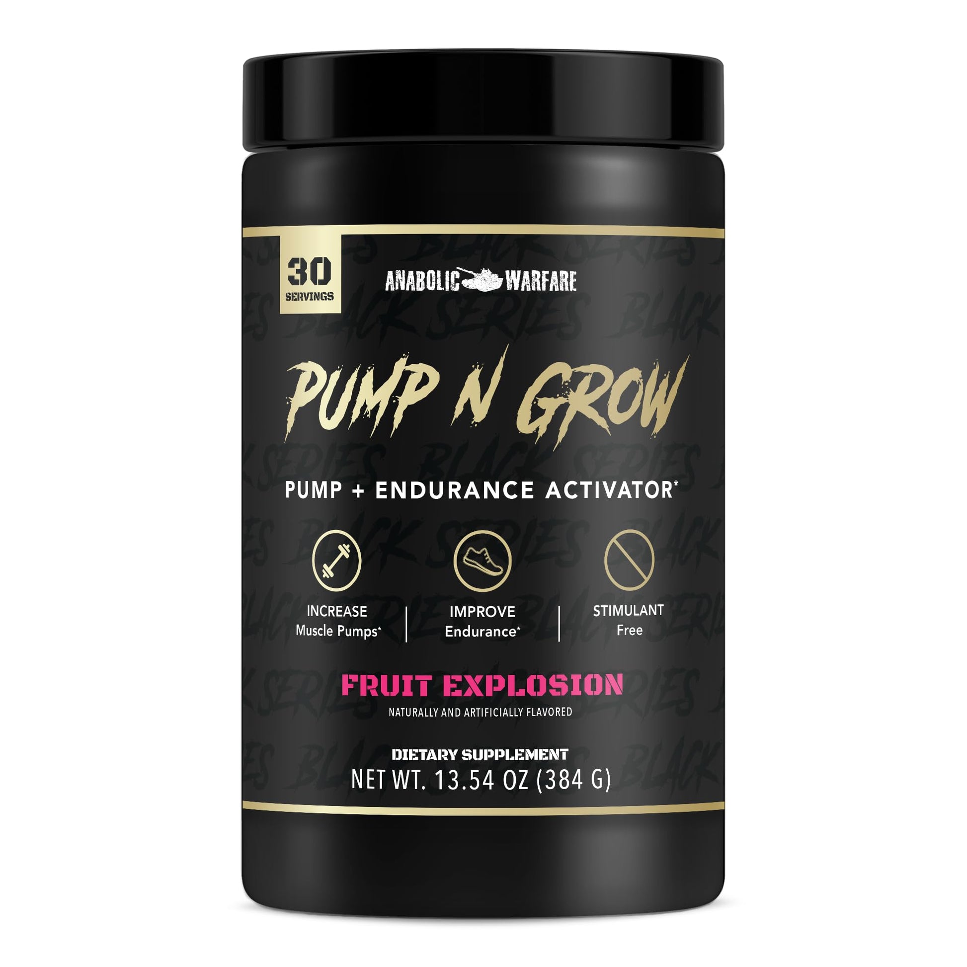 Anabolic Warfare Pump-N-Grow Muscle Pump Pre-Workout Powder, 14.8 Oz
