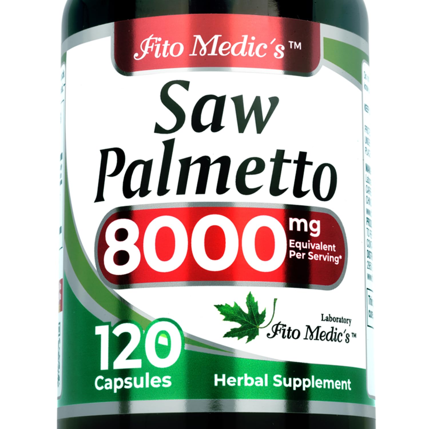 FITO MEDIC'S Saw Palmetto Capsules 120 Count