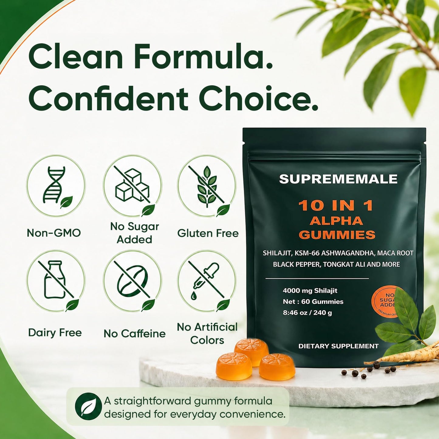 KXVUDE Supreme Male Alpha 60 Gummies