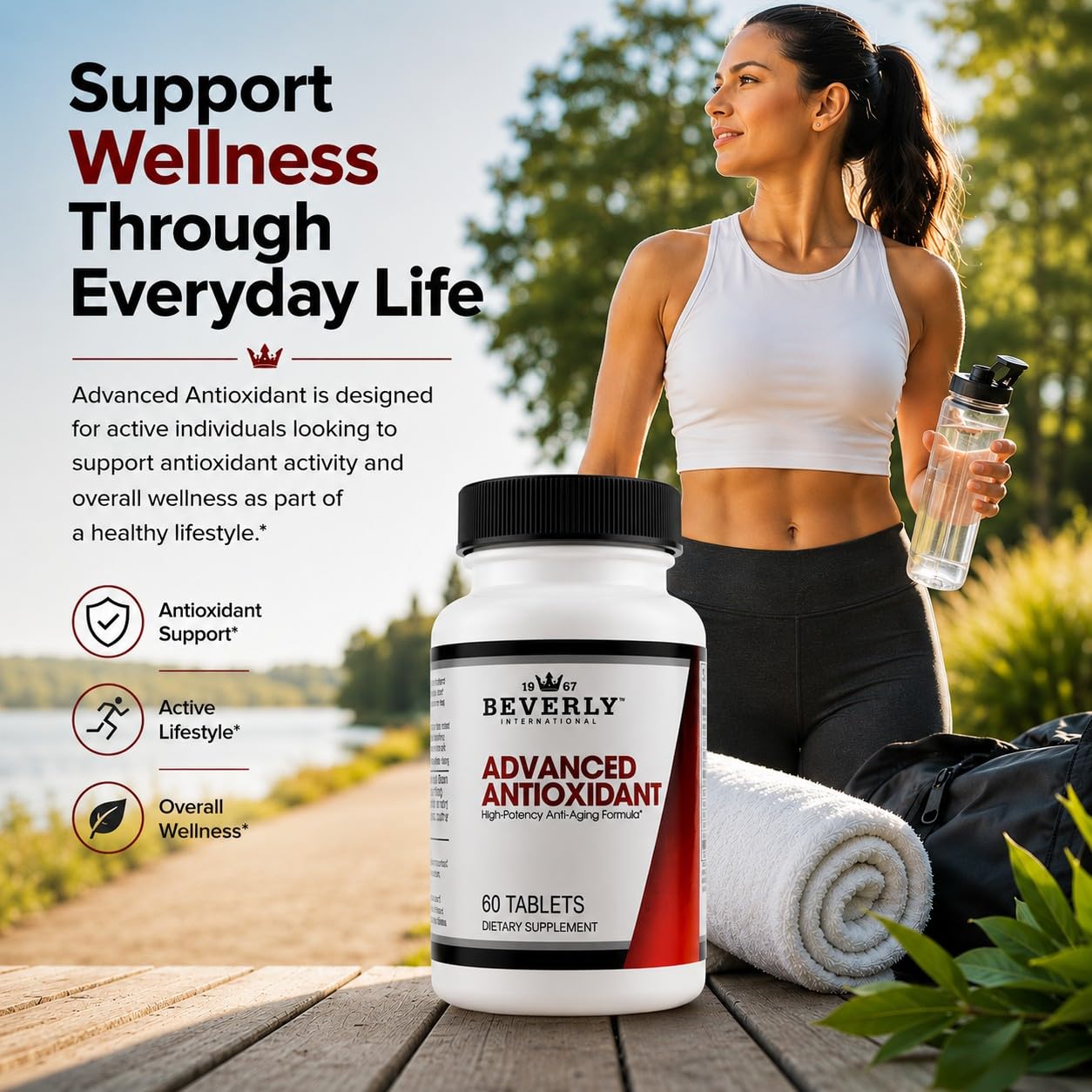 Beverly International Advanced Antioxidant Tablet, 60 Tablets