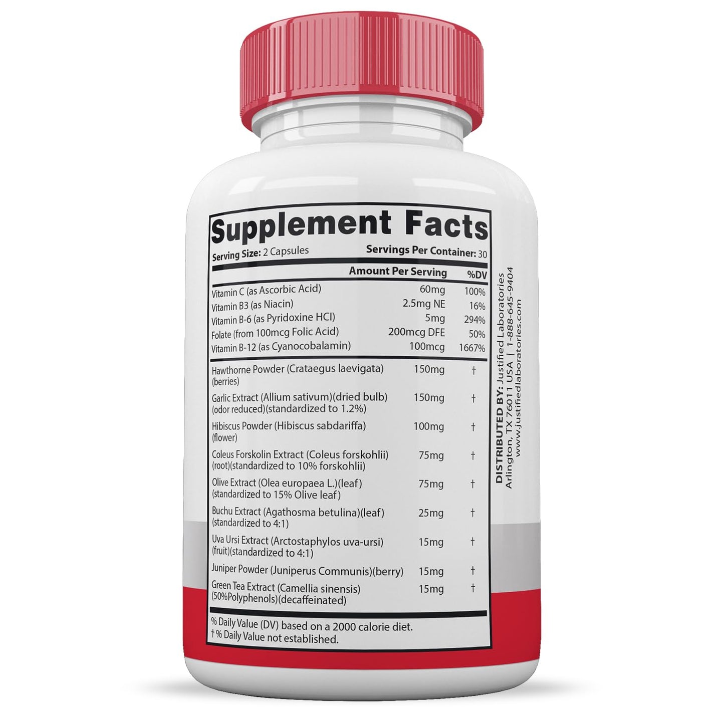 Justified Laboratories Gluco Revive Glyco Support Premium Formula Capsules, 60 Capsules