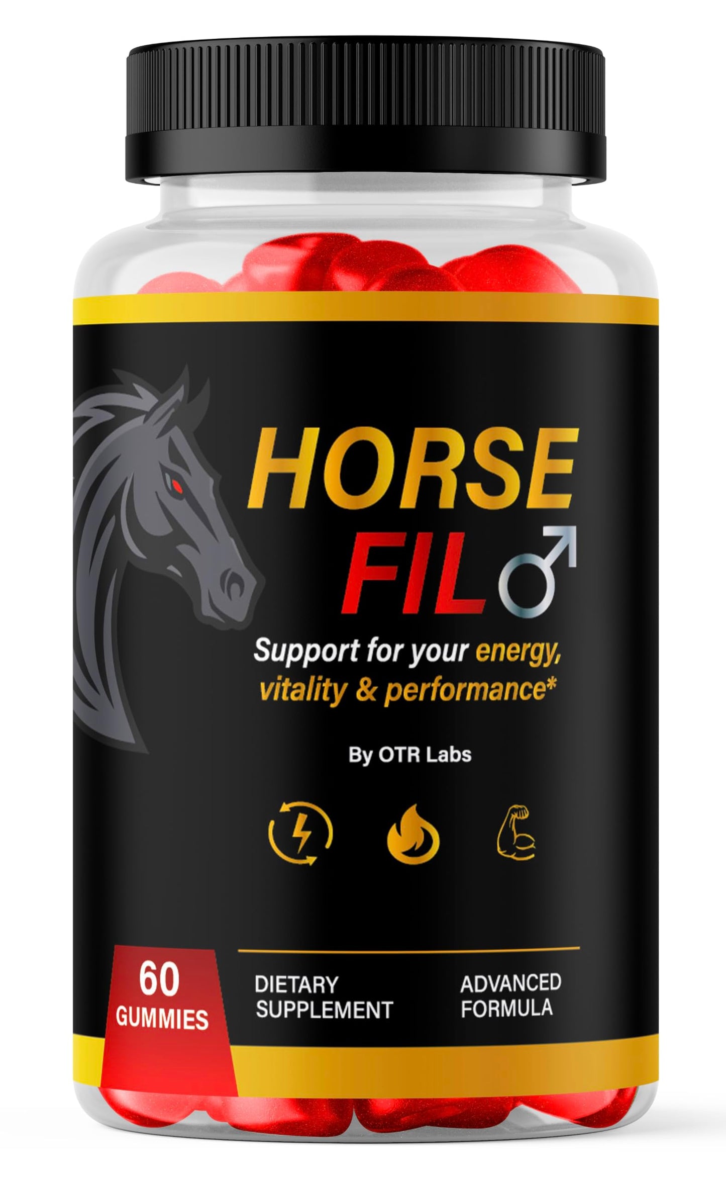 OTR LABS Horsefil Official Advanced Formula Gotas Daily Support Supplement Capsule 60 Count