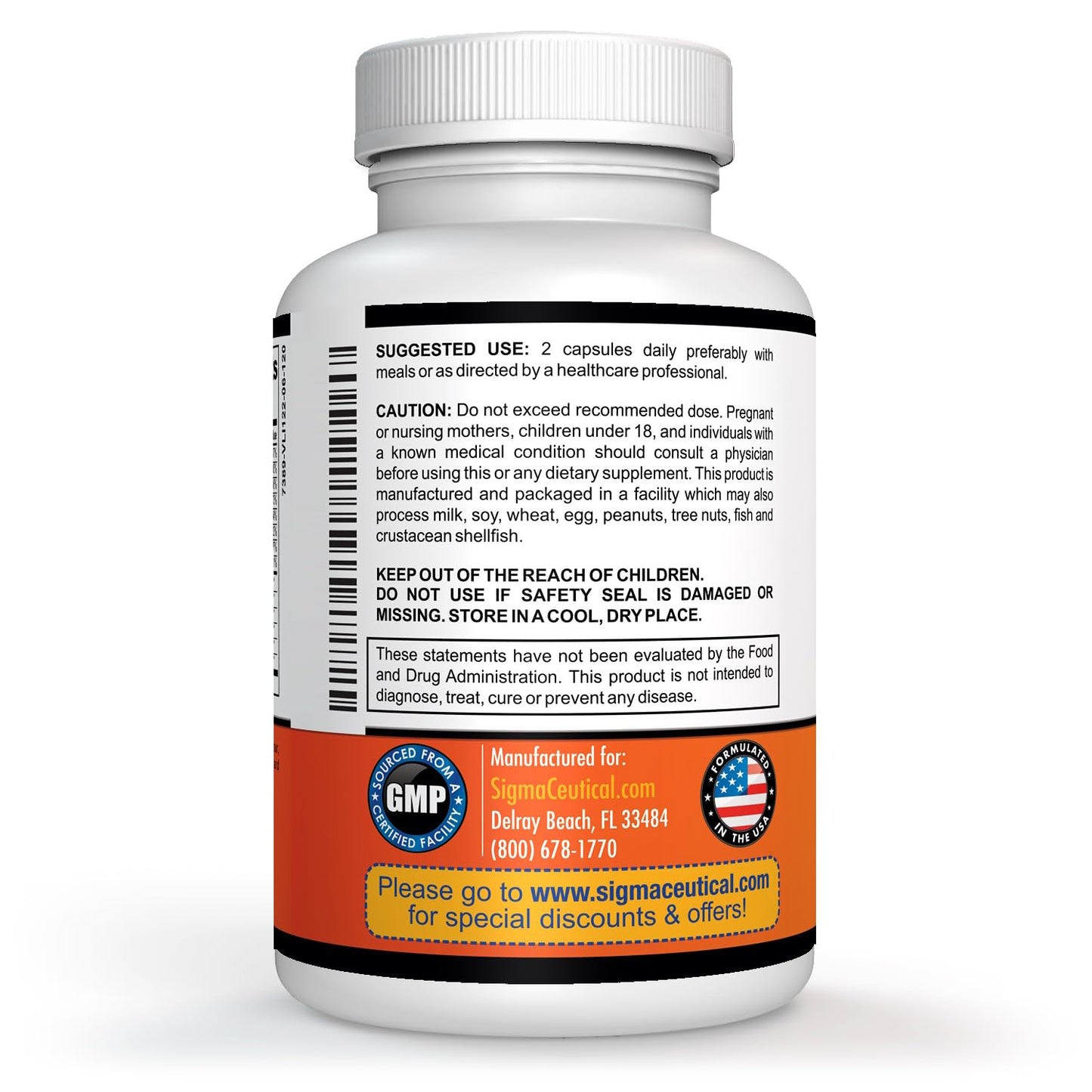Sigmaceutical Thyroid Wellness Blend Zinc, Selenium & Iodine Complex Capsule 120 Count