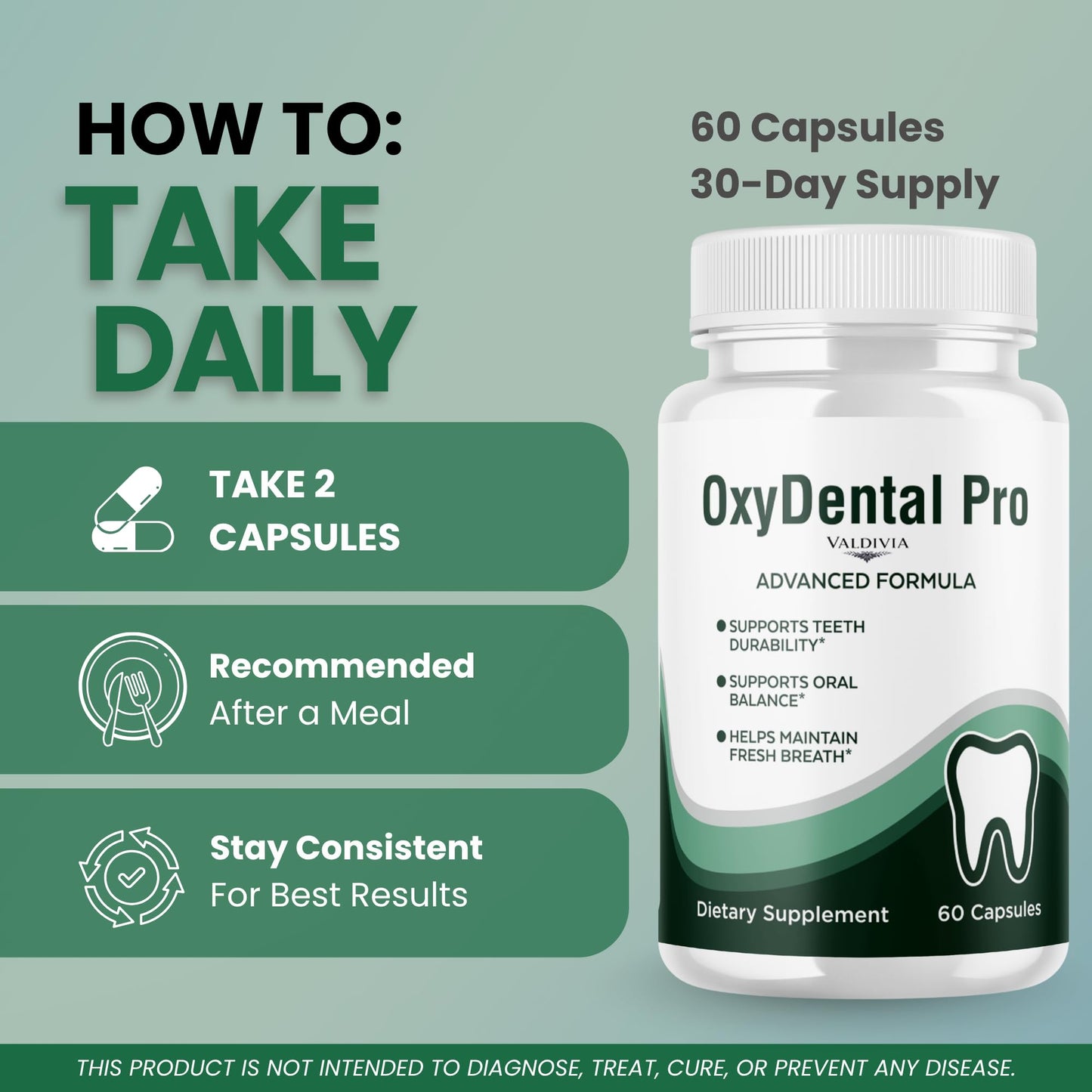 Valdivia OxyDental Pro Capsules 300 Capsules
