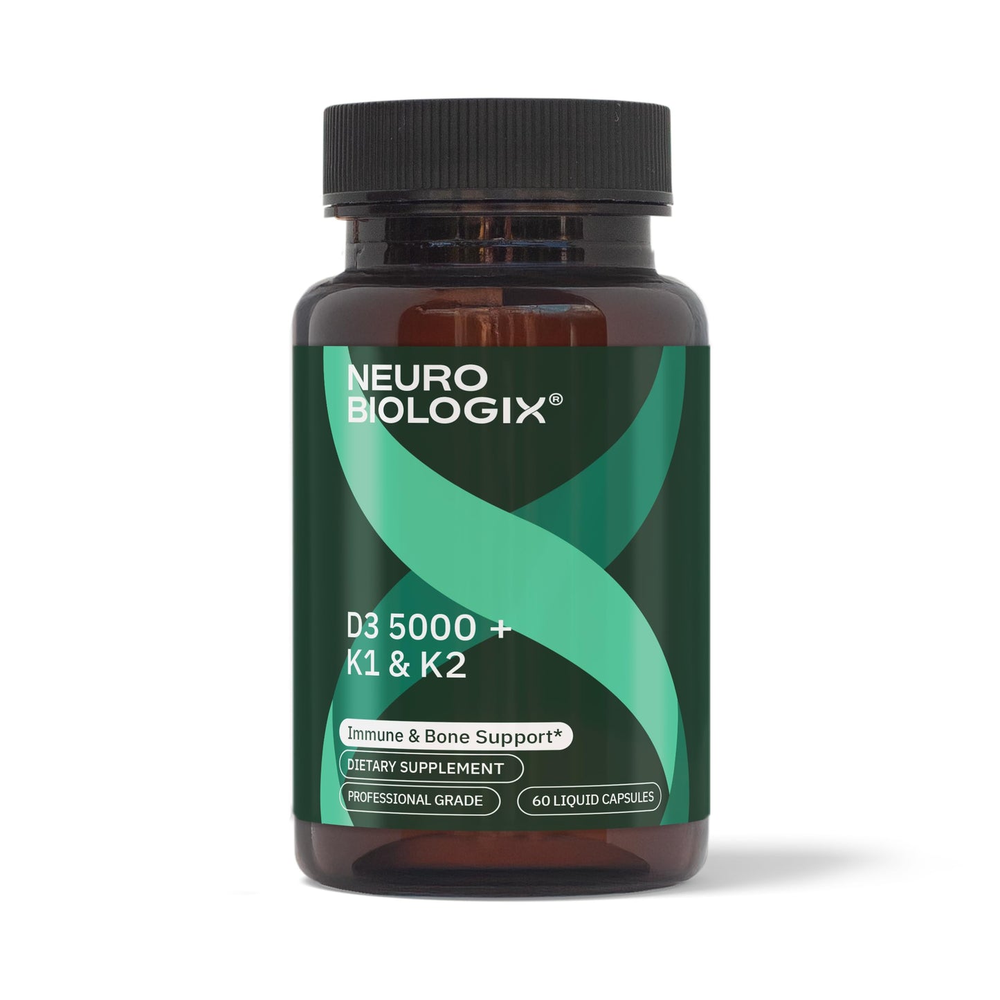 Neurobiologix Vitamin D3 5000 IU with K1 & K2 Capsule, 1 Count