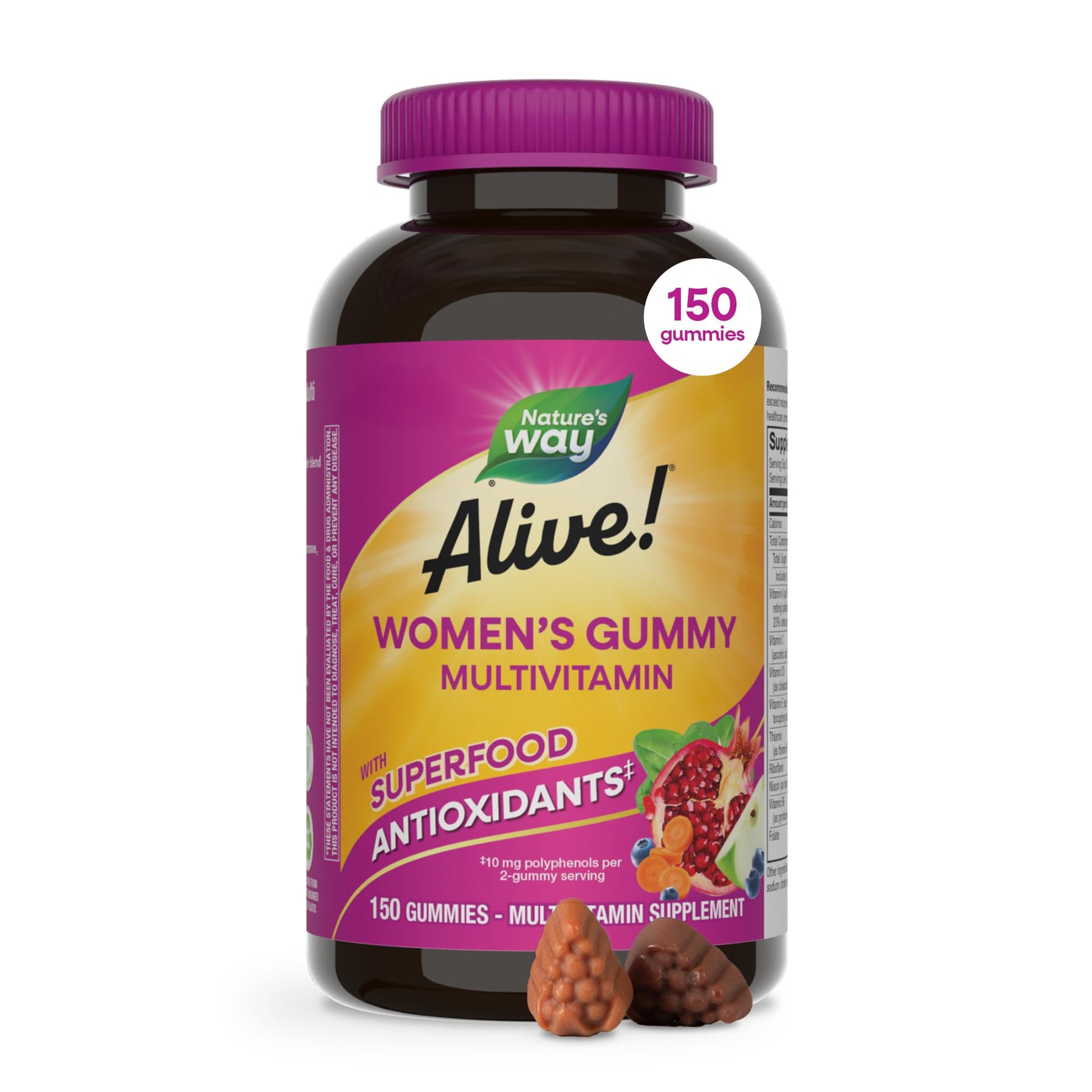 Nature's Way Alive! Women's Multivitamin Gummy, 150 Gummies