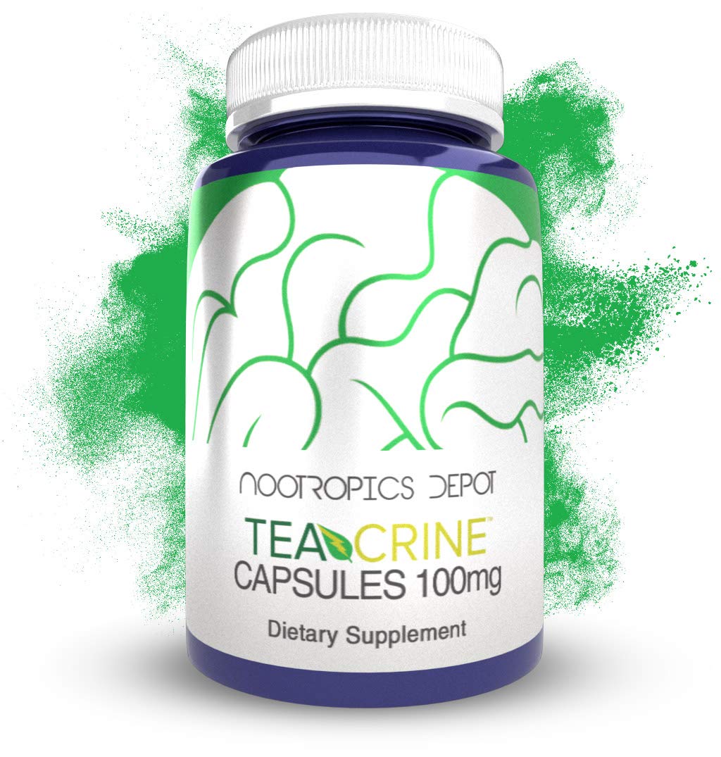 Nootropics Depot TeaCrine Capsules 100mg, 30 Count