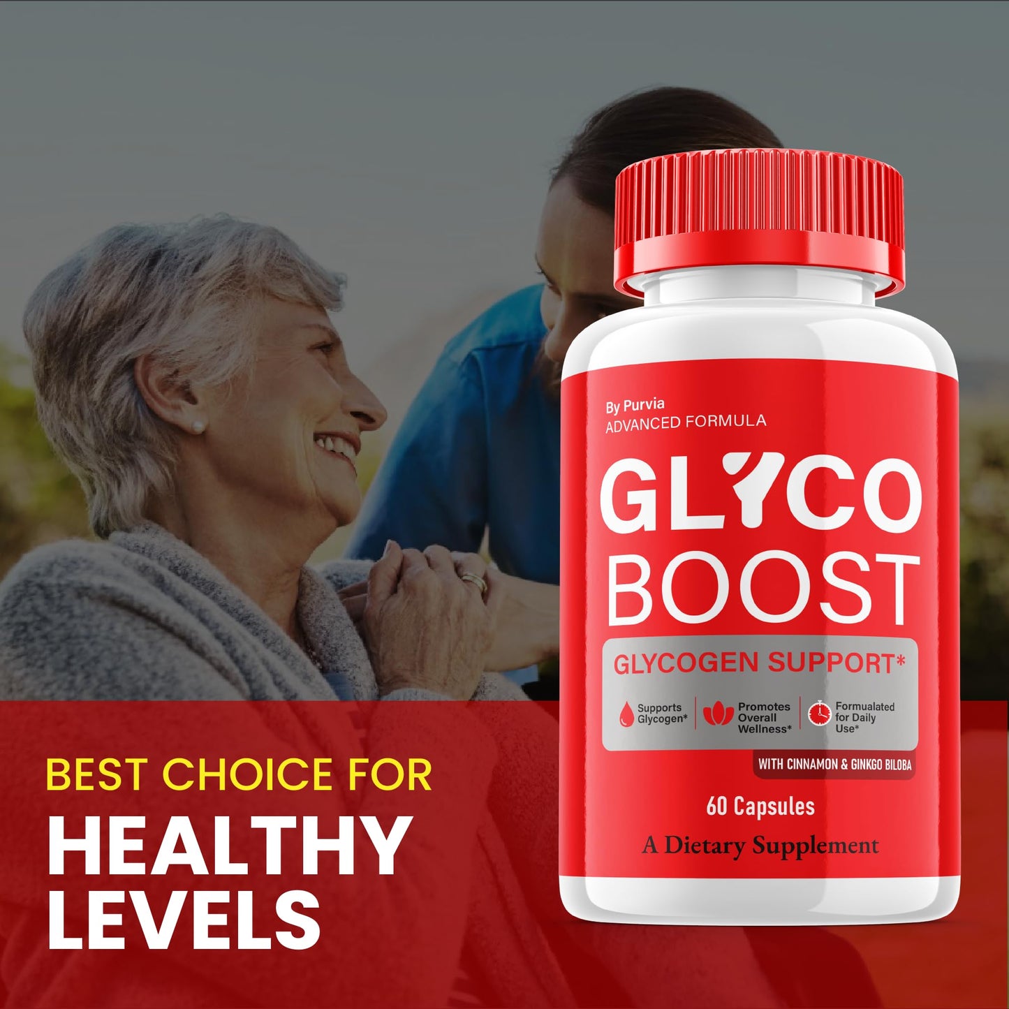 Purvia GlycoBoost Capsules, 300 Capsules