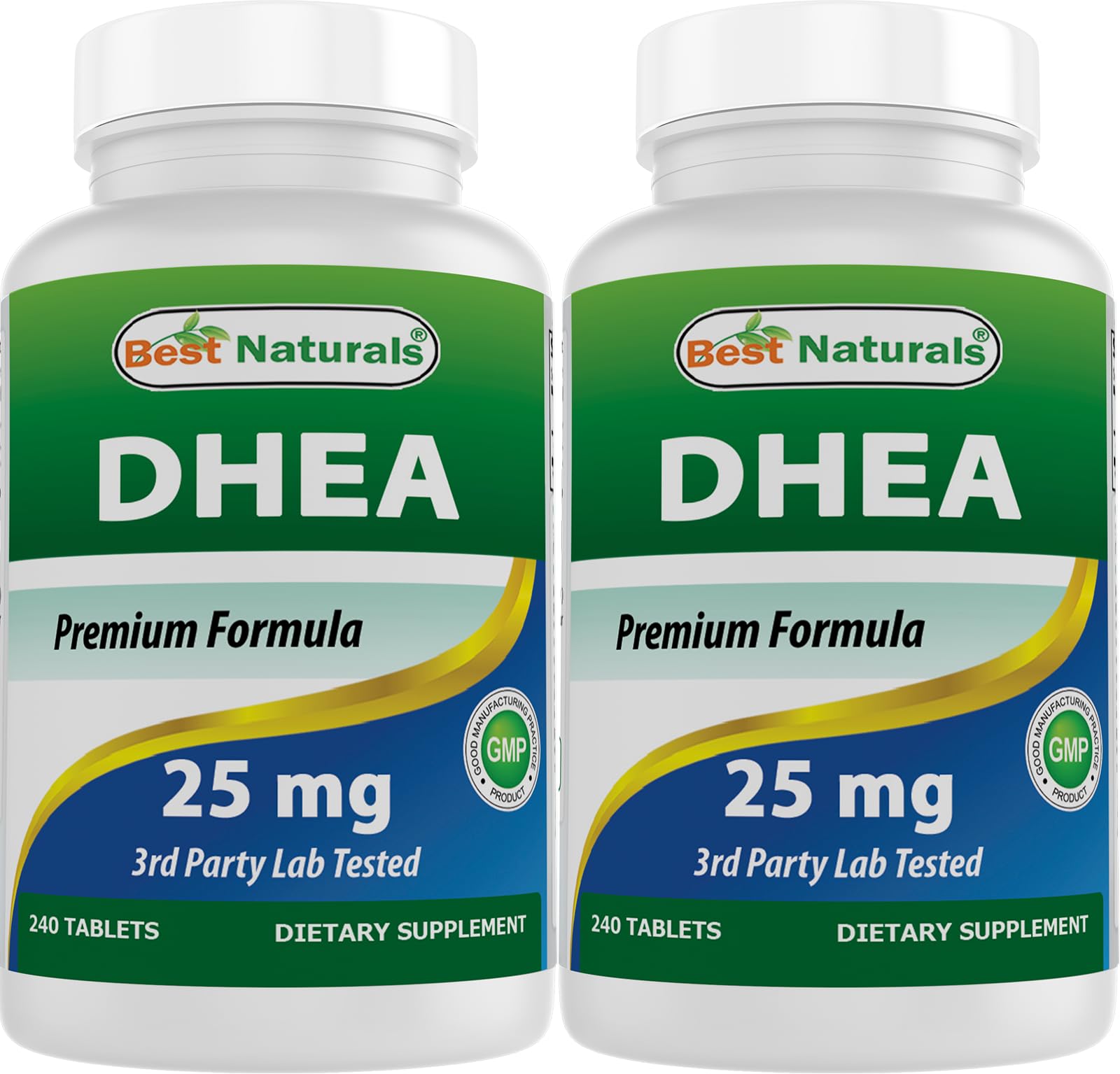 Best Naturals DHEA Micronized 25mg Tablets, 480 Count