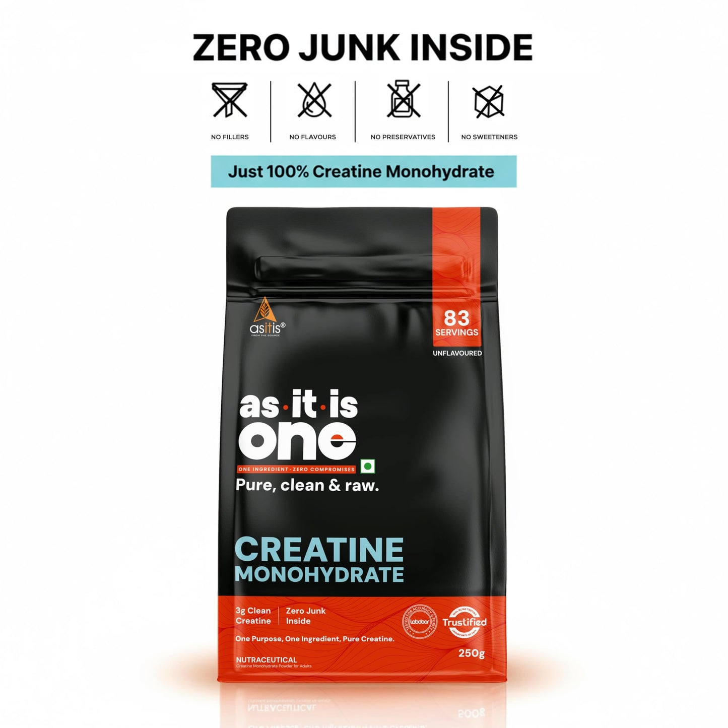 Asitis Nutrition Creatine Monohydrate Powder 8.8 oz