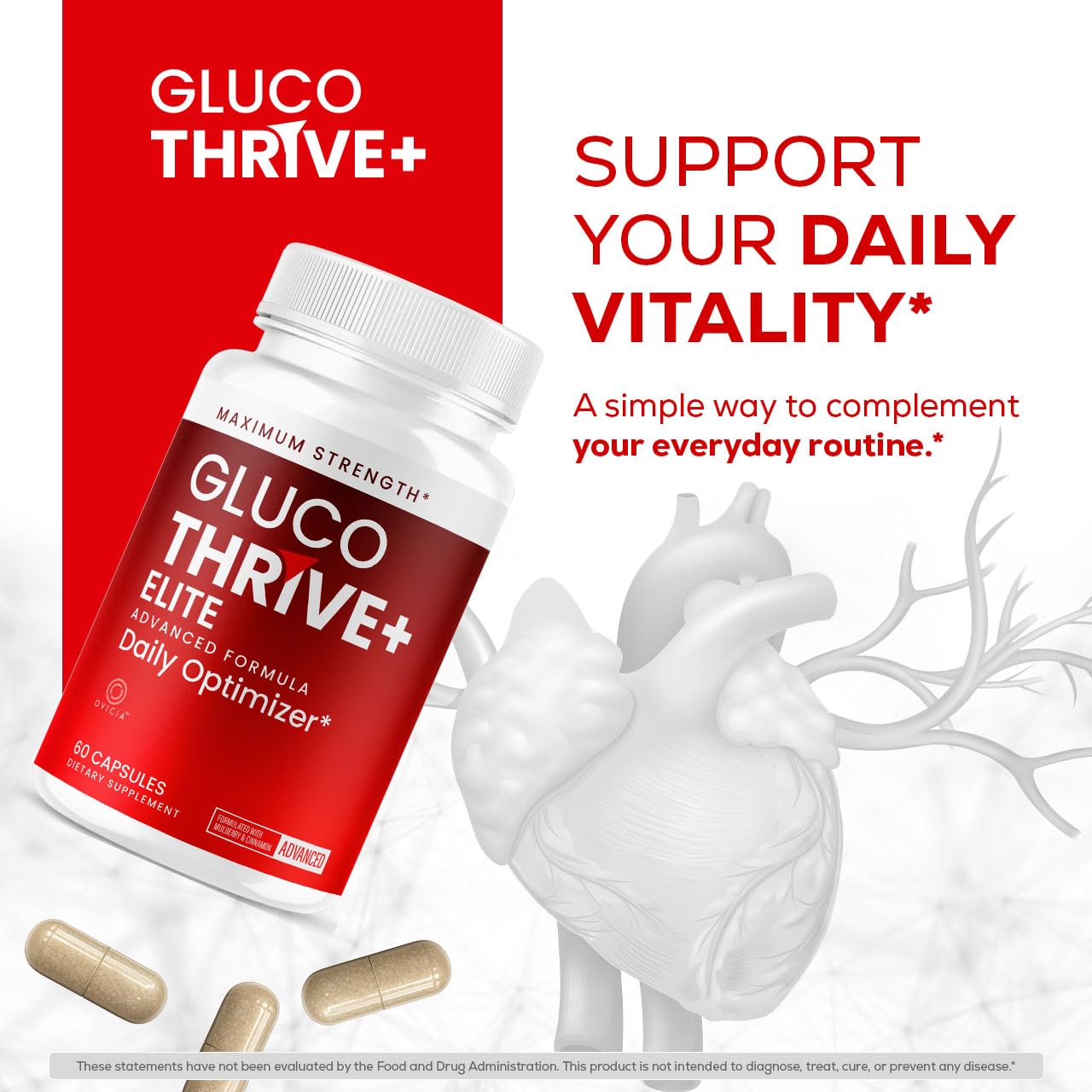 OVICIA Gluco Thrive Capsules 300 Capsules