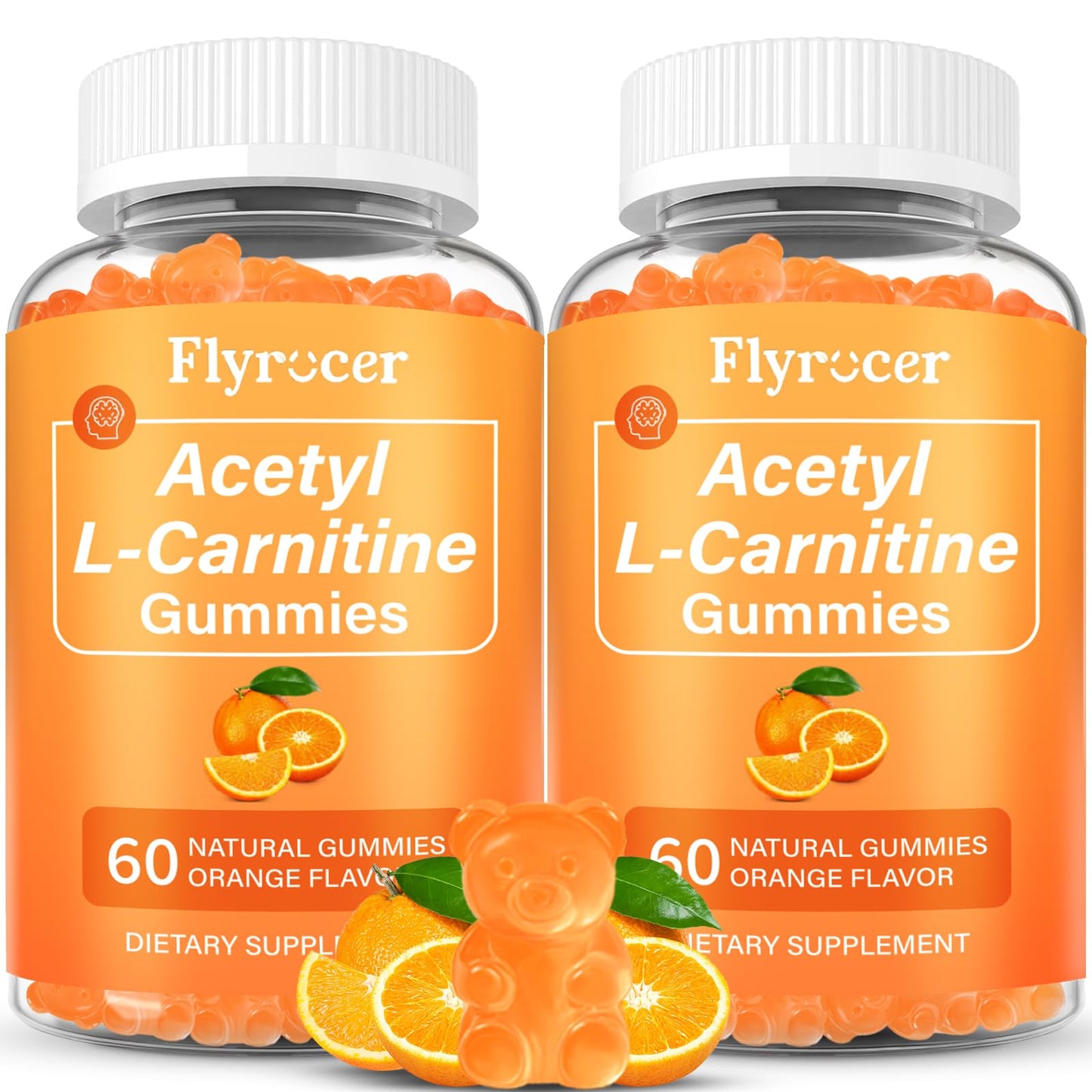 Flyrocer Acetyl L-Carnitine Gummies 120 Count