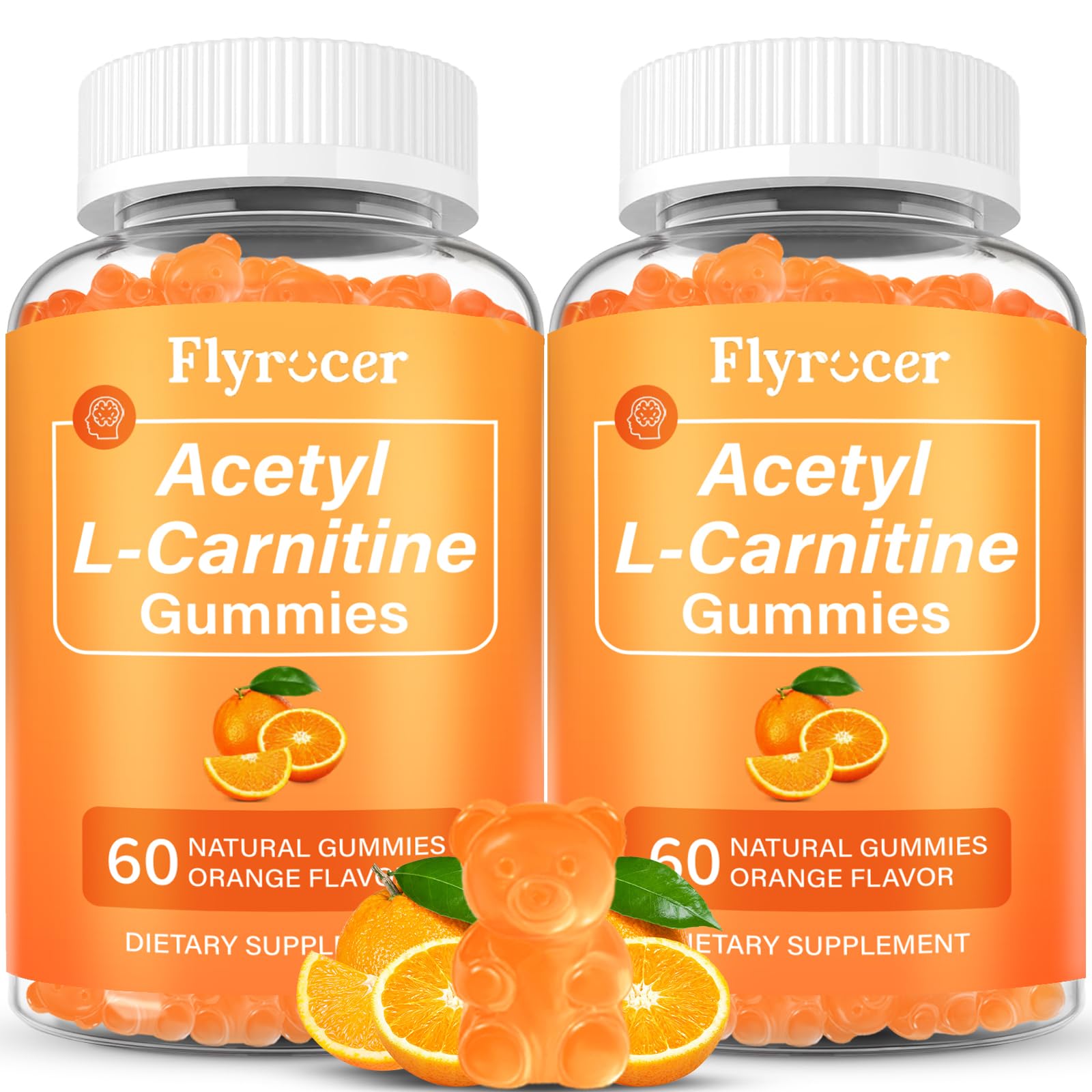 Flyrocer Acetyl L-Carnitine Gummies 120 Count