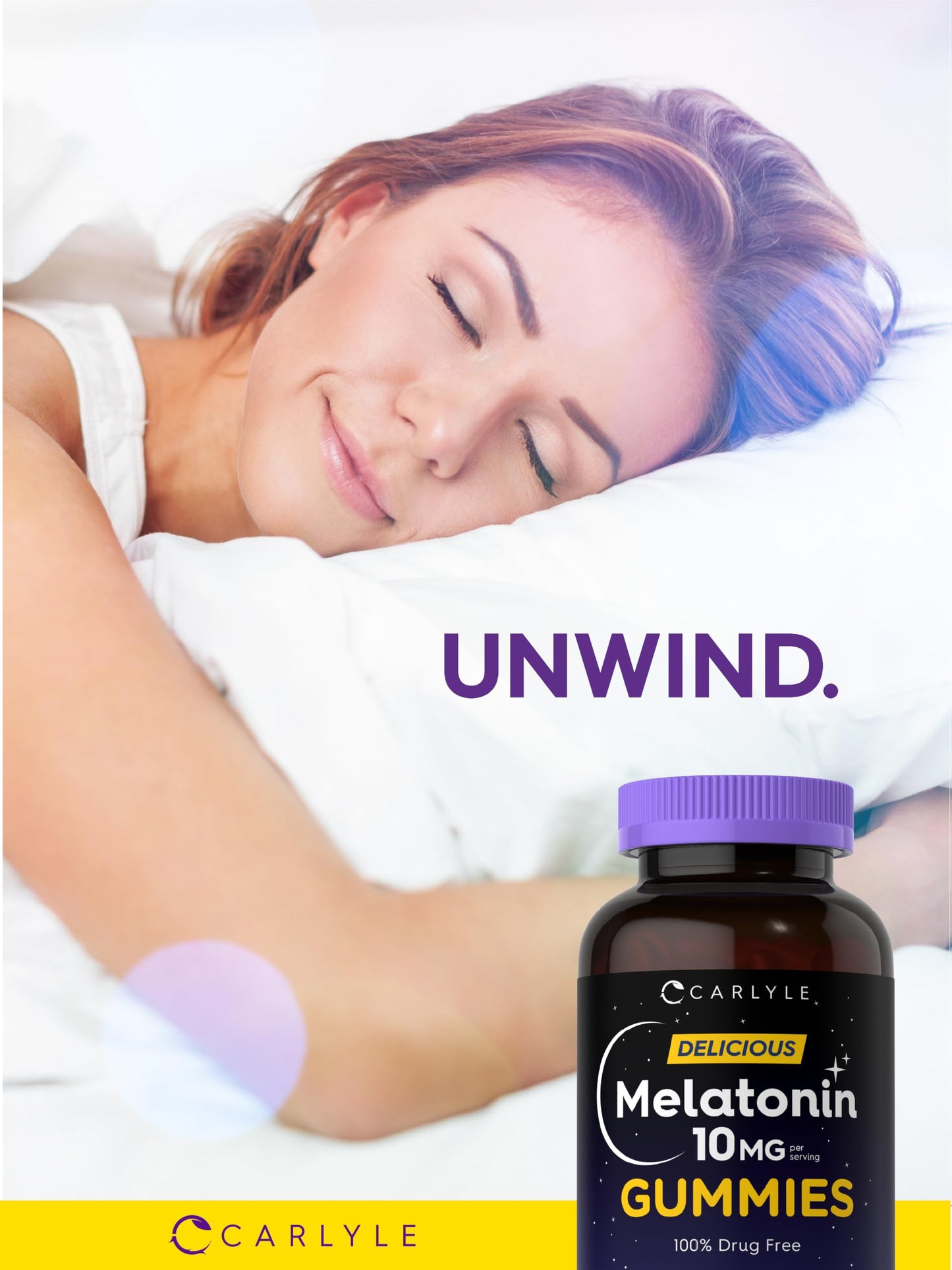 Carlyle Melatonin Gummies 10mg 180 Count
