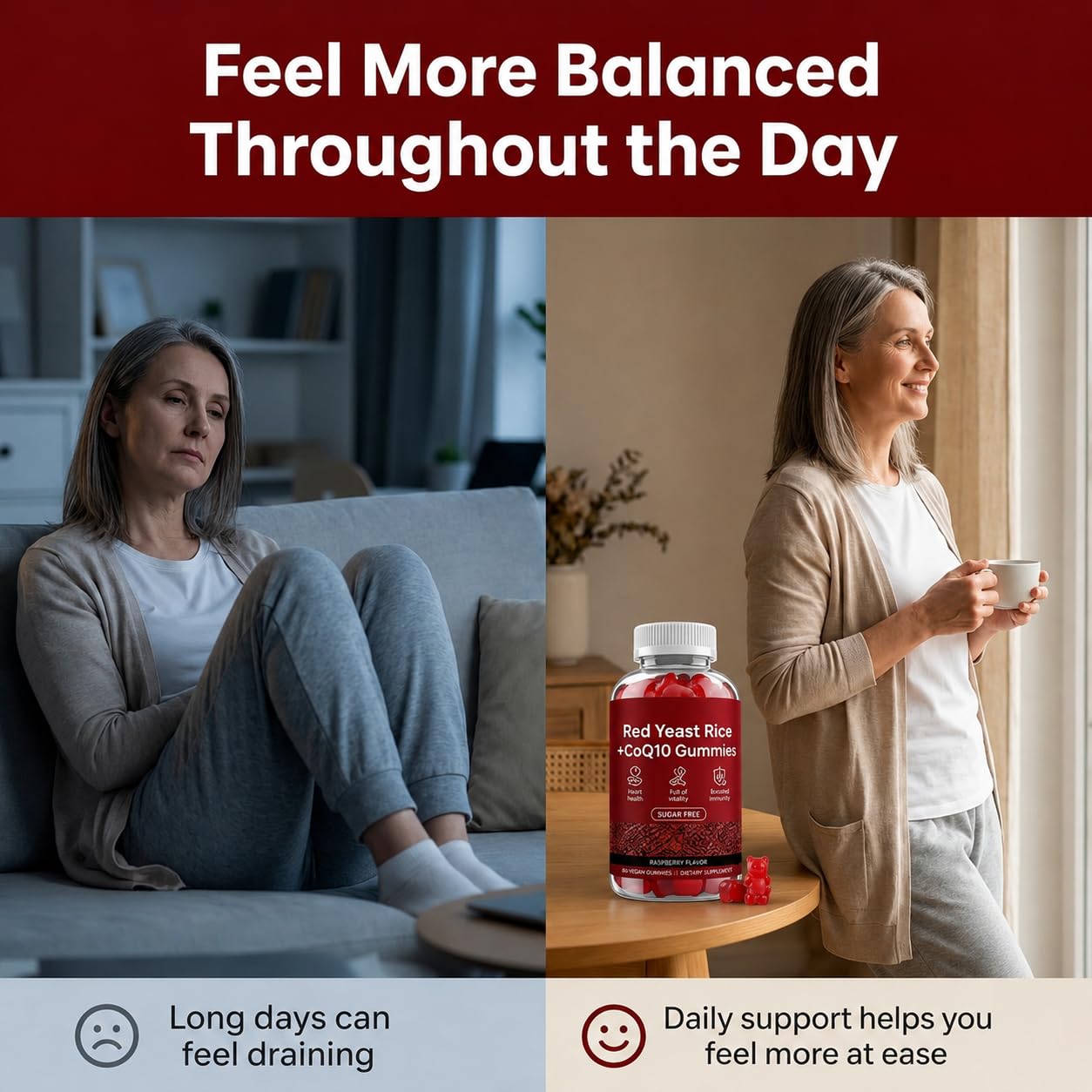 Peehss Red Yeast Rice with CoQ10 Capsules, 1 Capsule