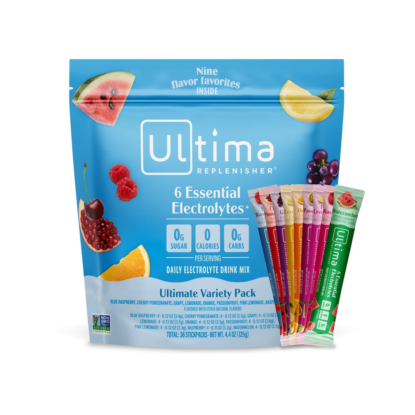 Ultima Replenisher Daily Electrolyte Powder 36 Stickpacks