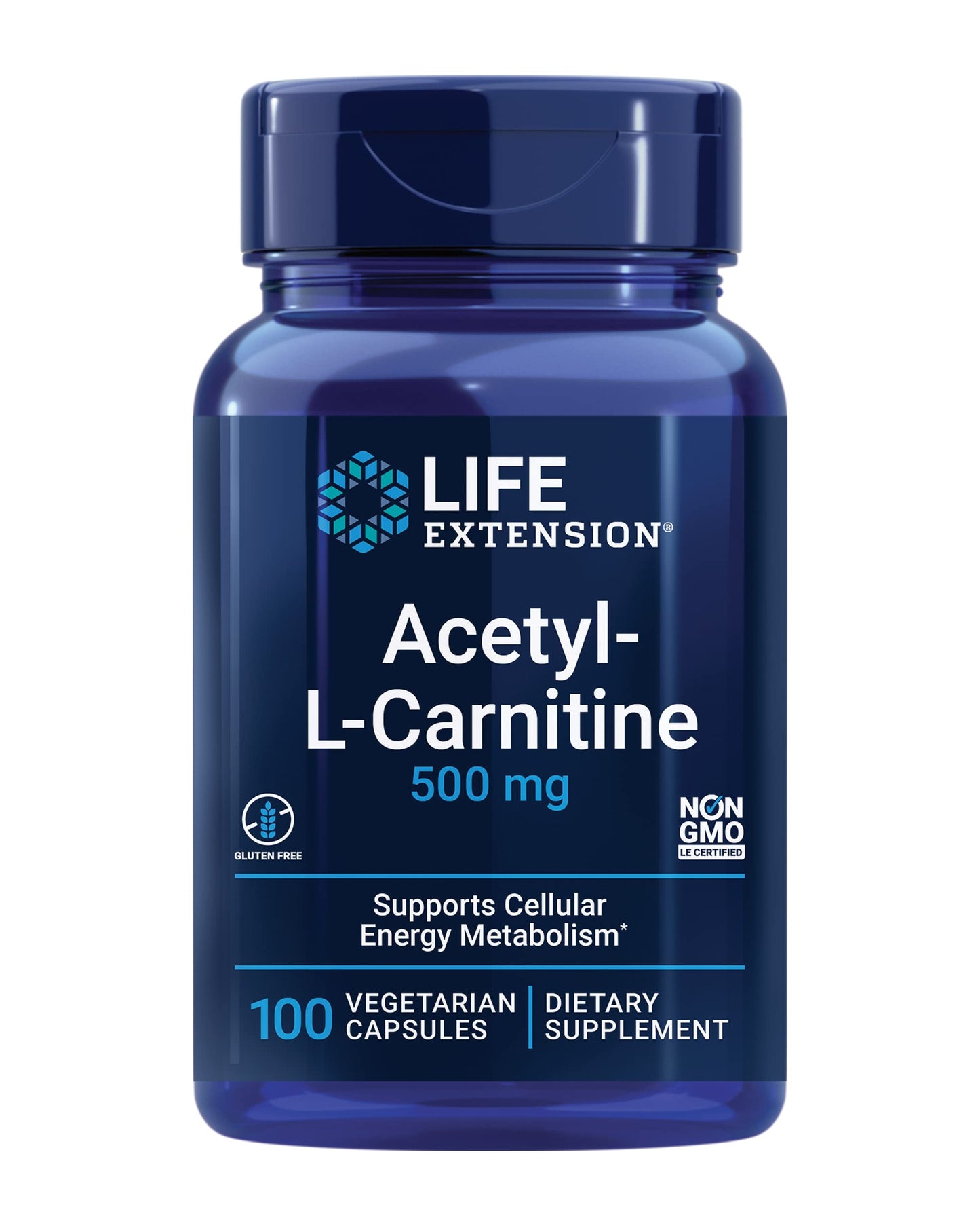 Life Extension Acetyl-L-Carnitine + N-Acetyl-L-Cysteine Capsules, 160 Capsules
